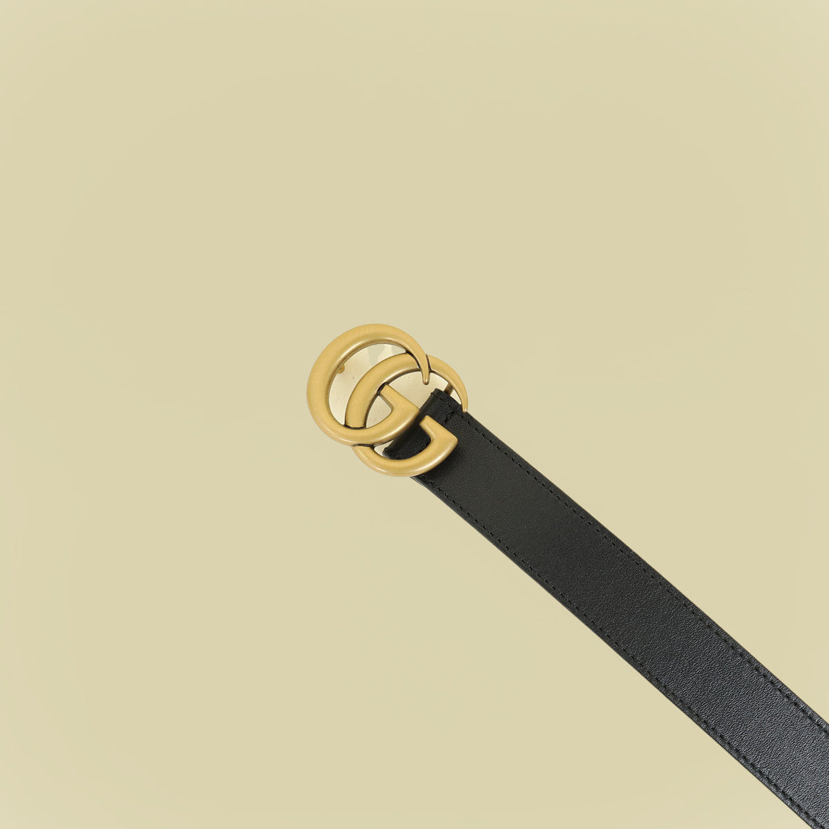 Gucci Black Double G Buckle Children's Belt
