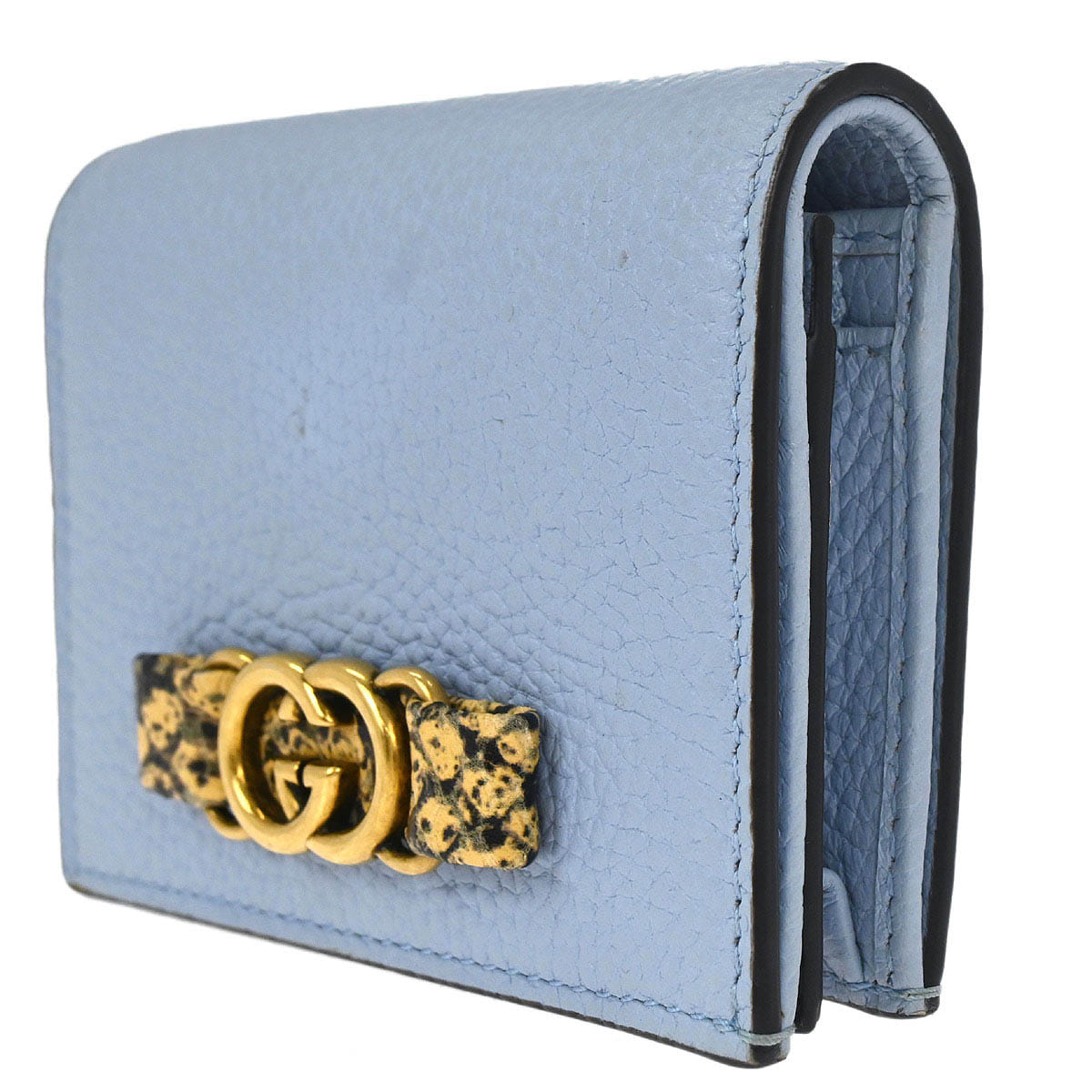 Gucci Light Blue Leather Wallet