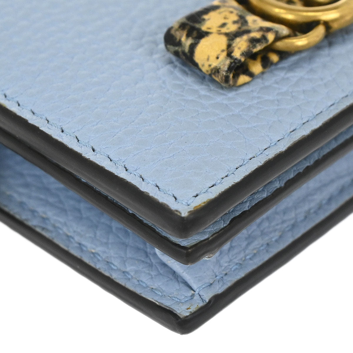 Gucci Light Blue Leather Wallet