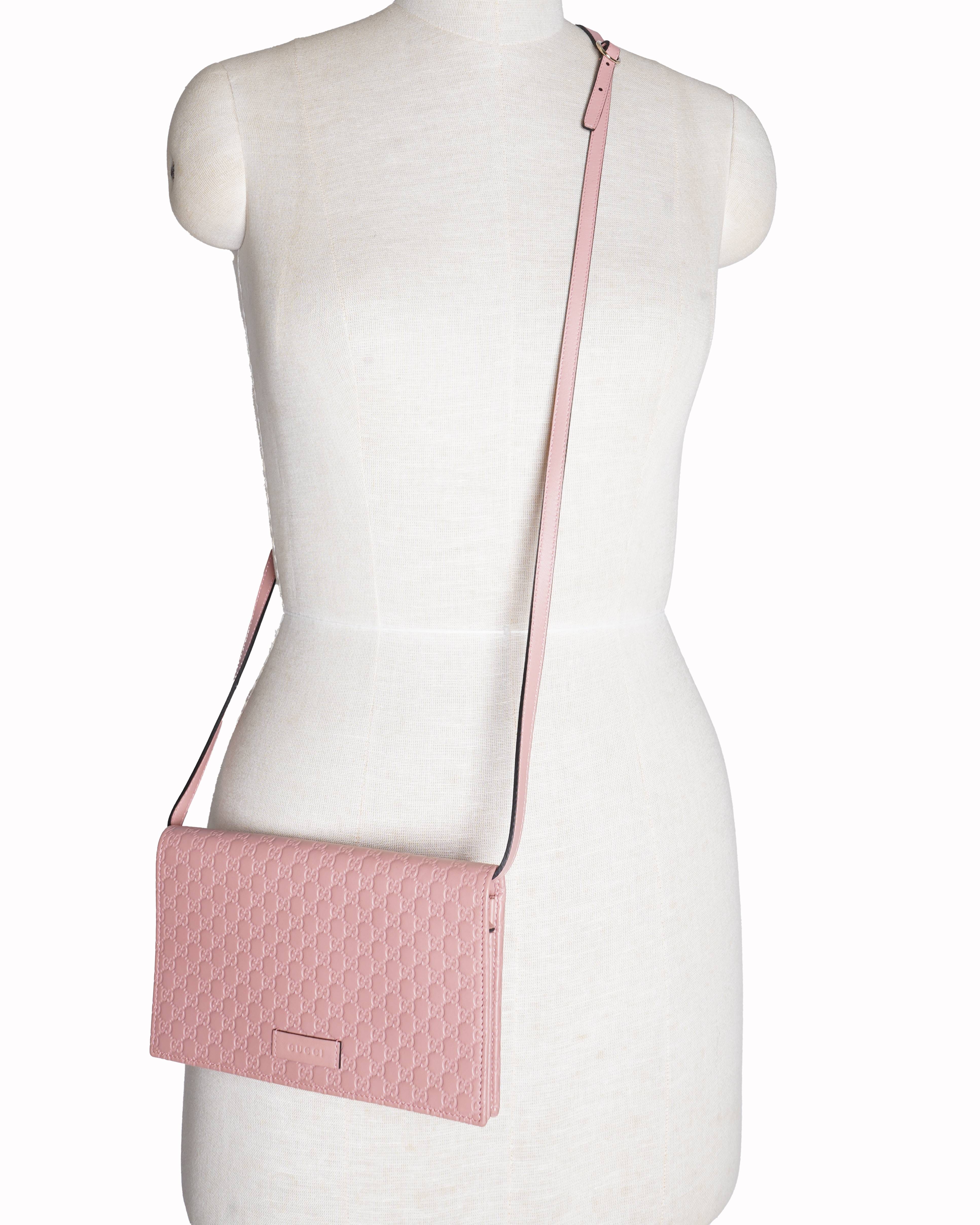 Gucci New Gucci Microguccissima Wallet On Strap