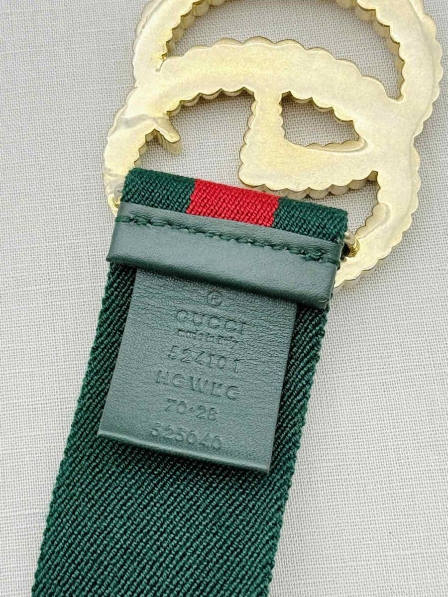 Gucci Green & Red Belt