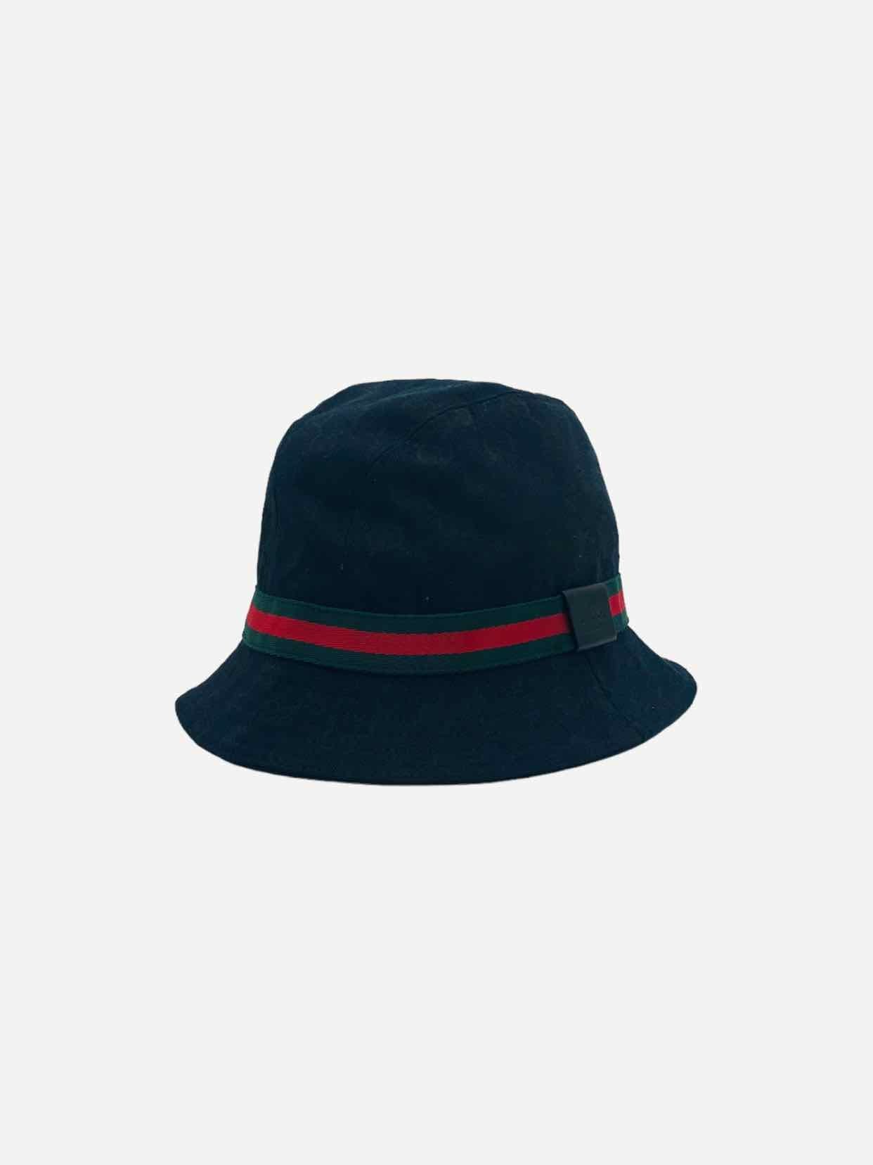 Gucci Black GG Bucket Hat
