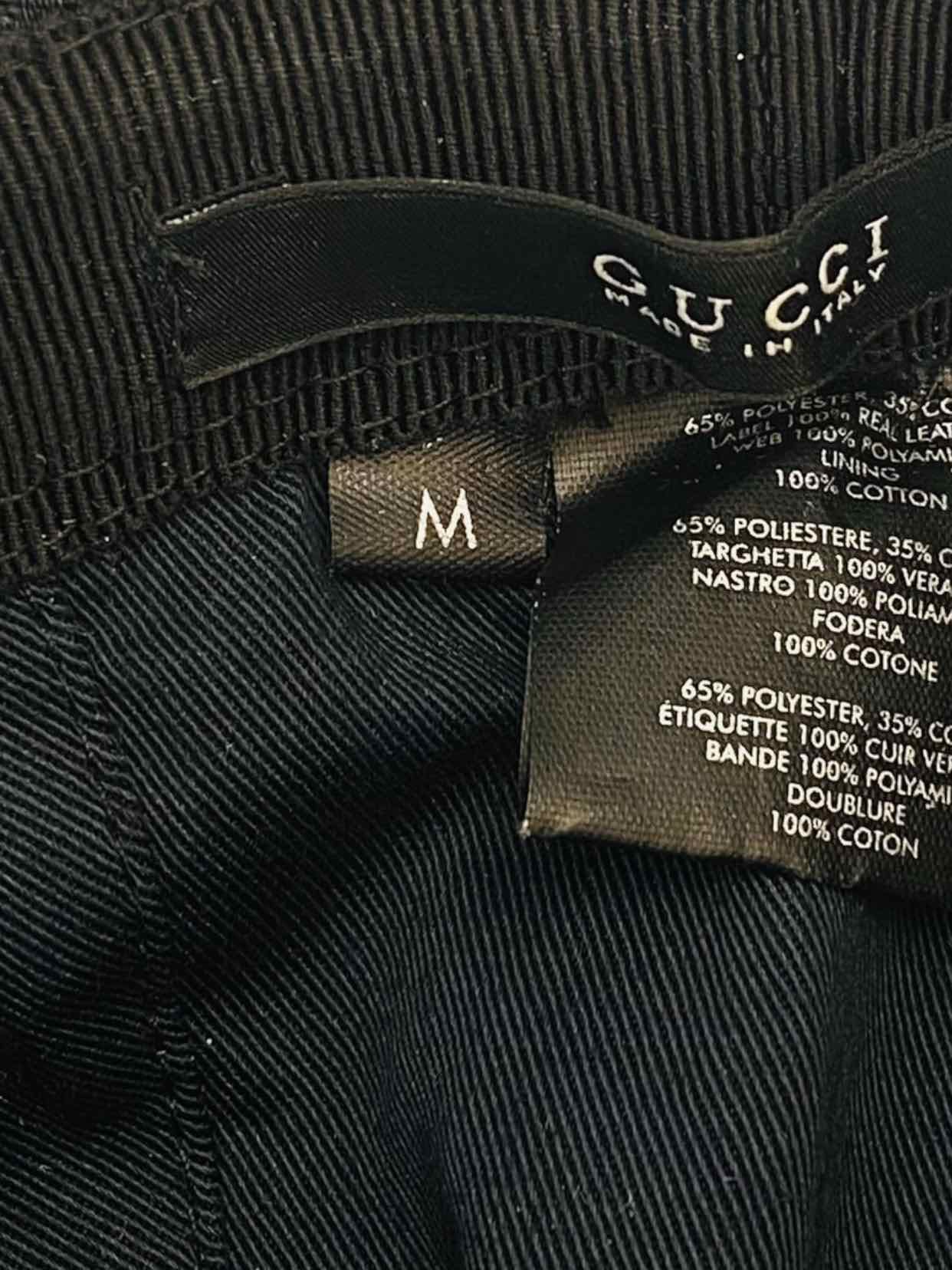 Gucci Black GG Bucket Hat