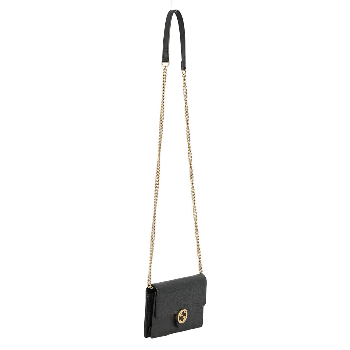 GUCCI INTERLOCKING GG CHAIN WALLET ON CHAIN