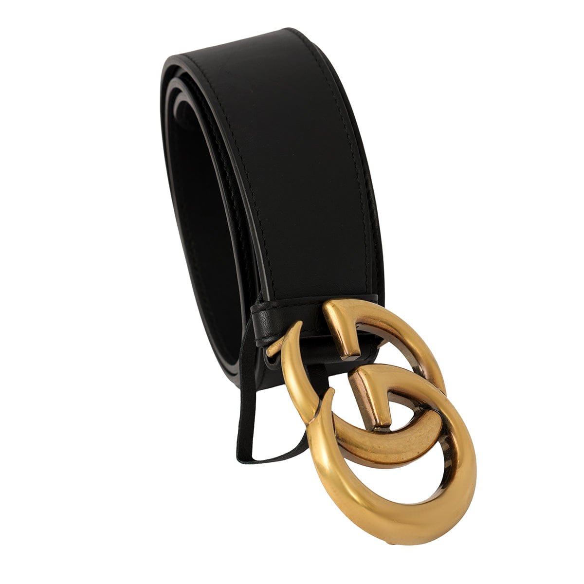 GUCCI SIZE 80 cm/32 INCHES GG MARMONT LEATHER BELT