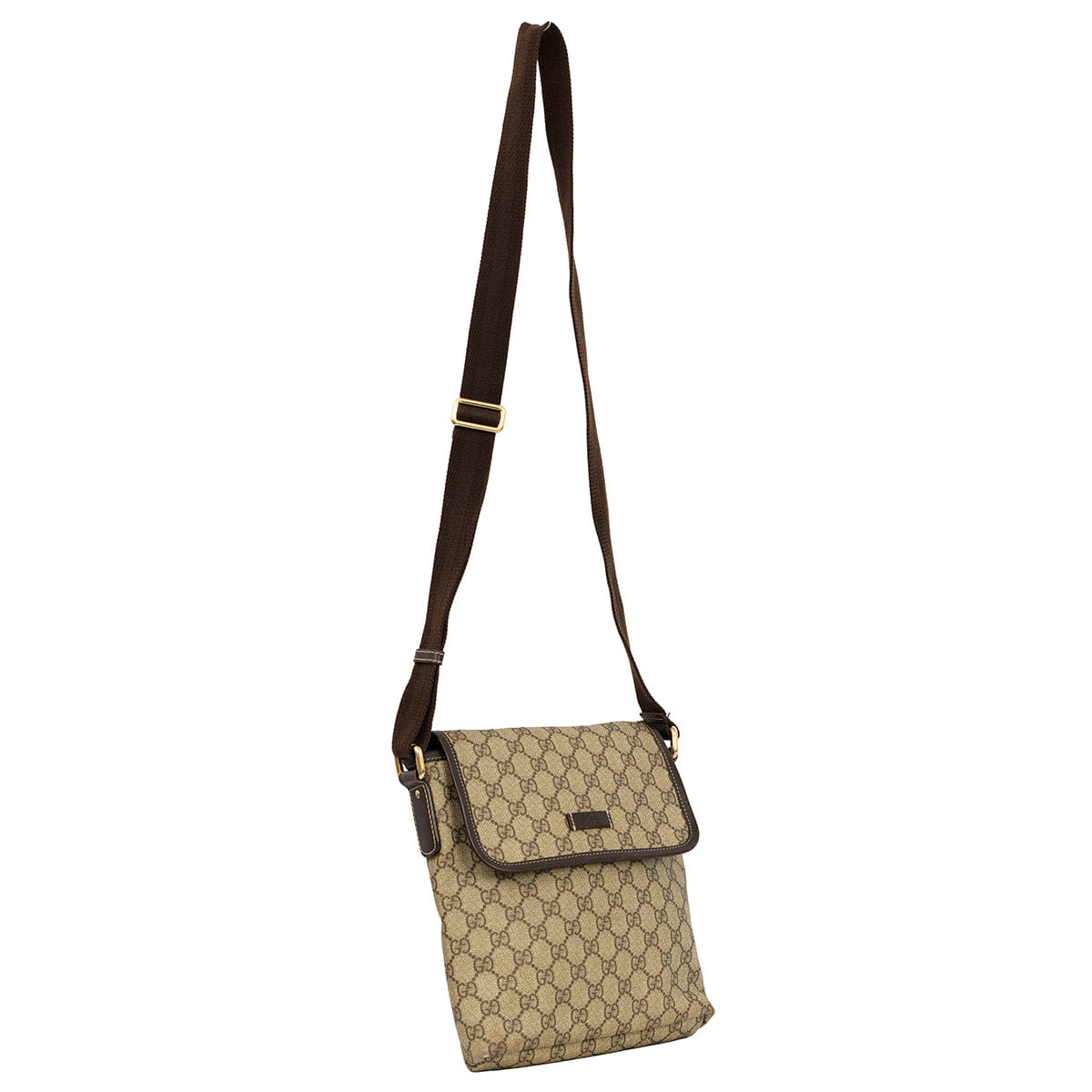 GUCCI GG SUPREME COATED CANVAS MESSENGER BAG