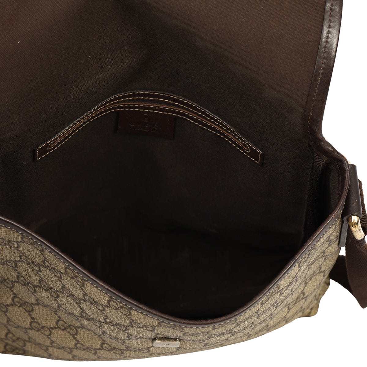 GUCCI GG SUPREME COATED CANVAS MESSENGER BAG
