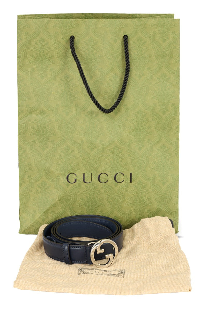 Gucci Size - 110 cm | 44 Inches Interlocking Gg Buckle Belt