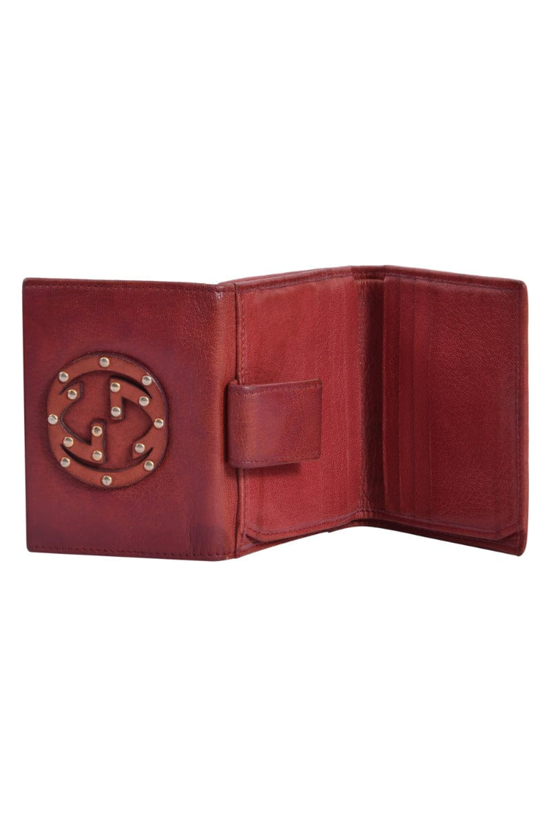 Gucci Gg Red Leather Wallet