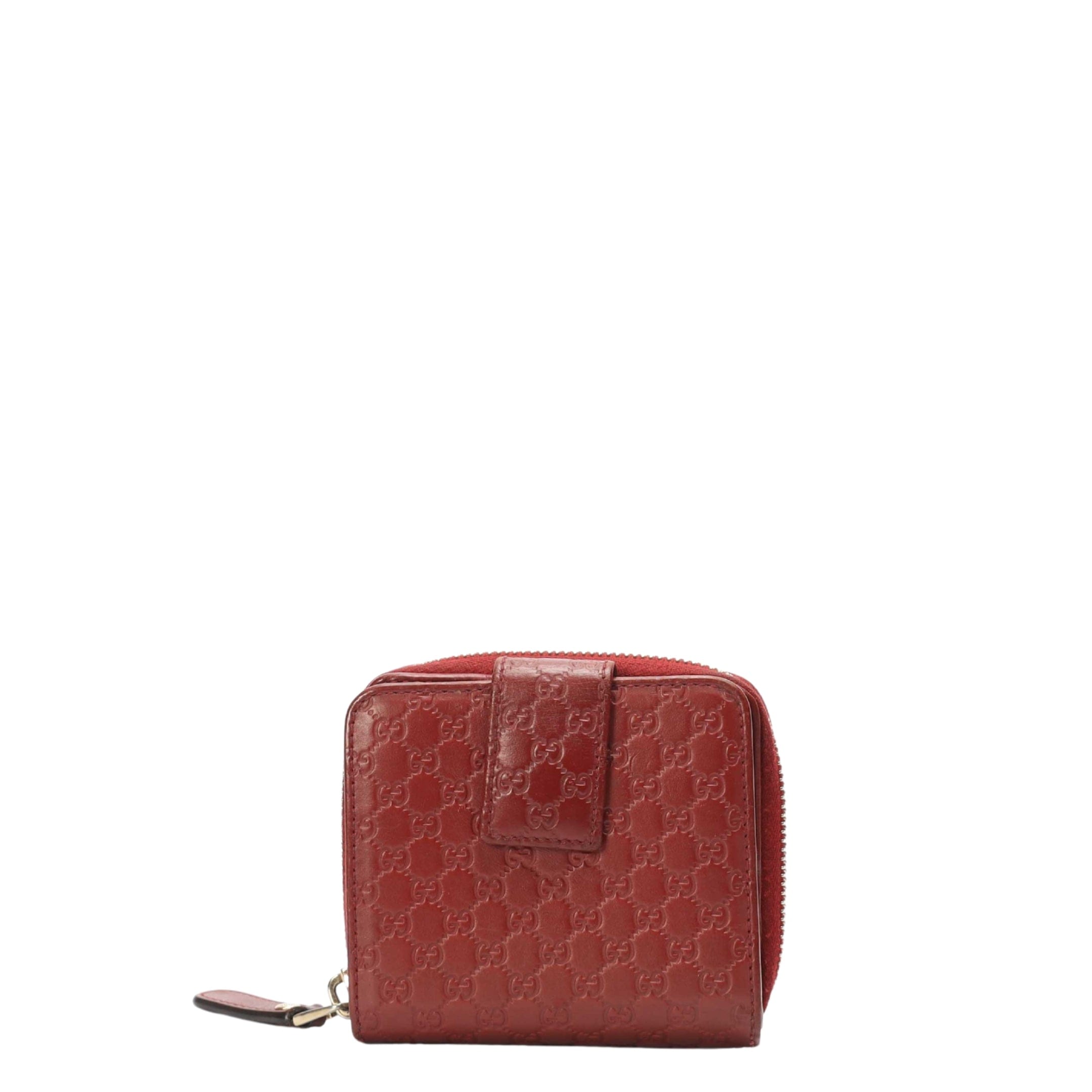 Gucci Red Micro Guccissima Wallet