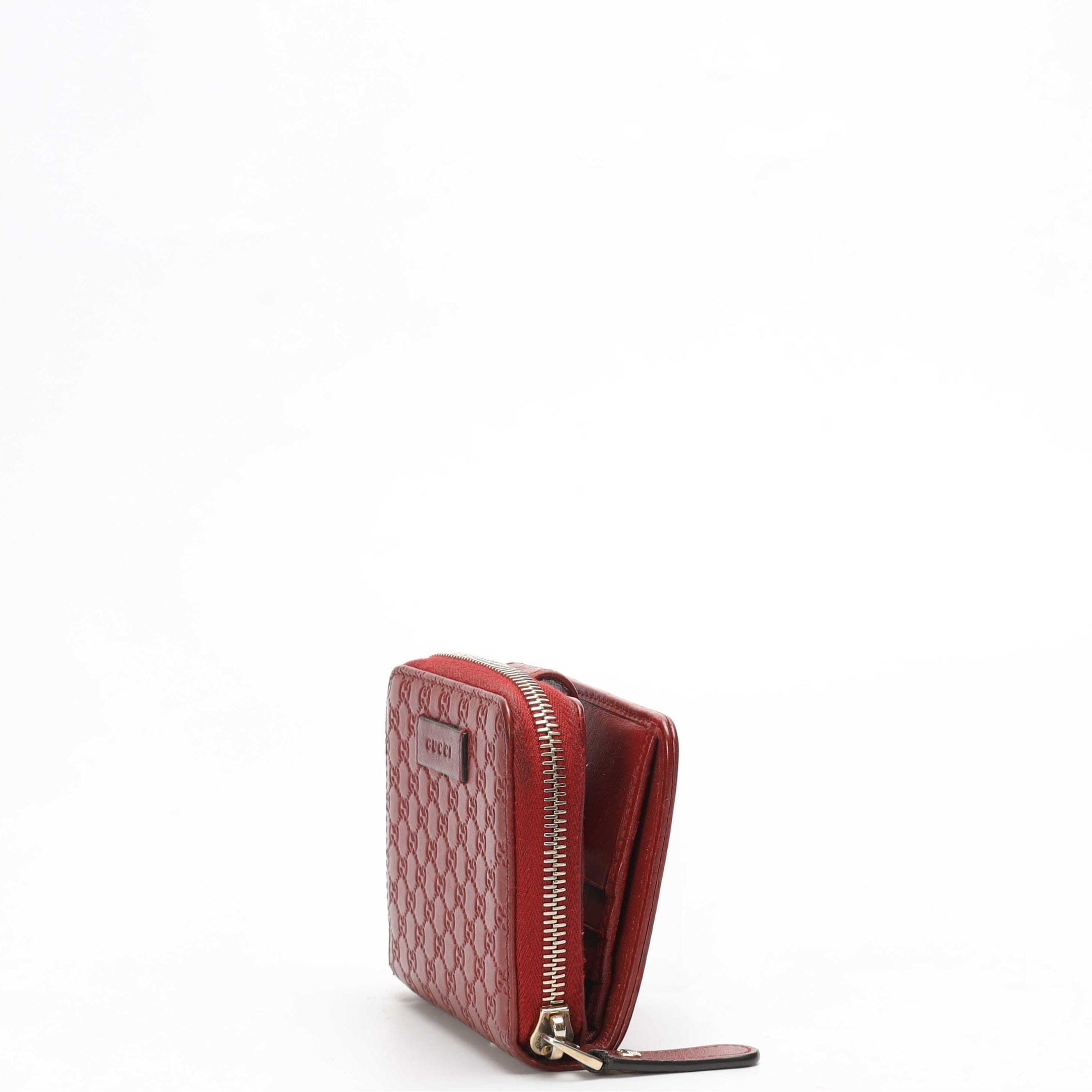 Gucci Red Micro Guccissima Wallet