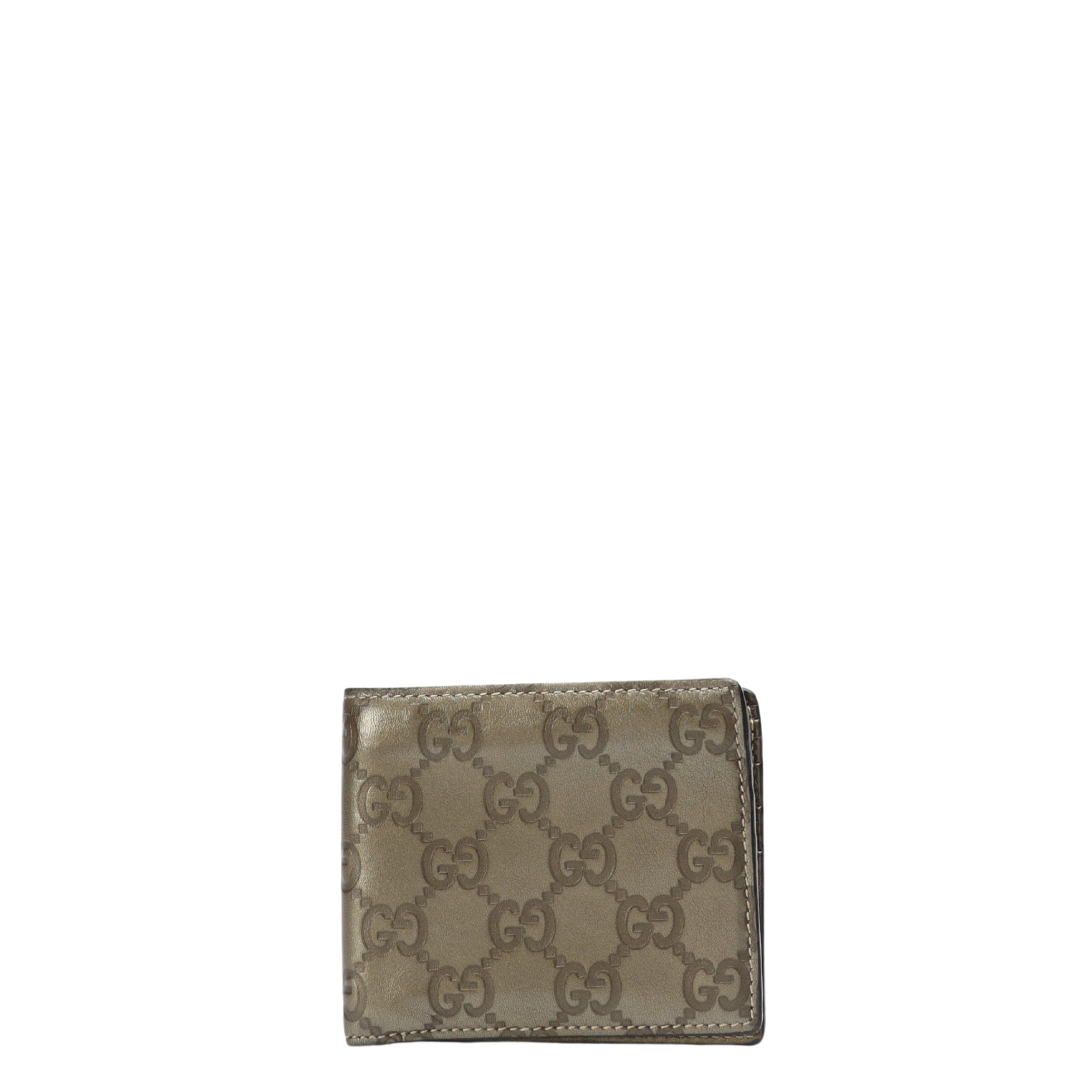 Gucci GG Emblem Bi - fold Wallet