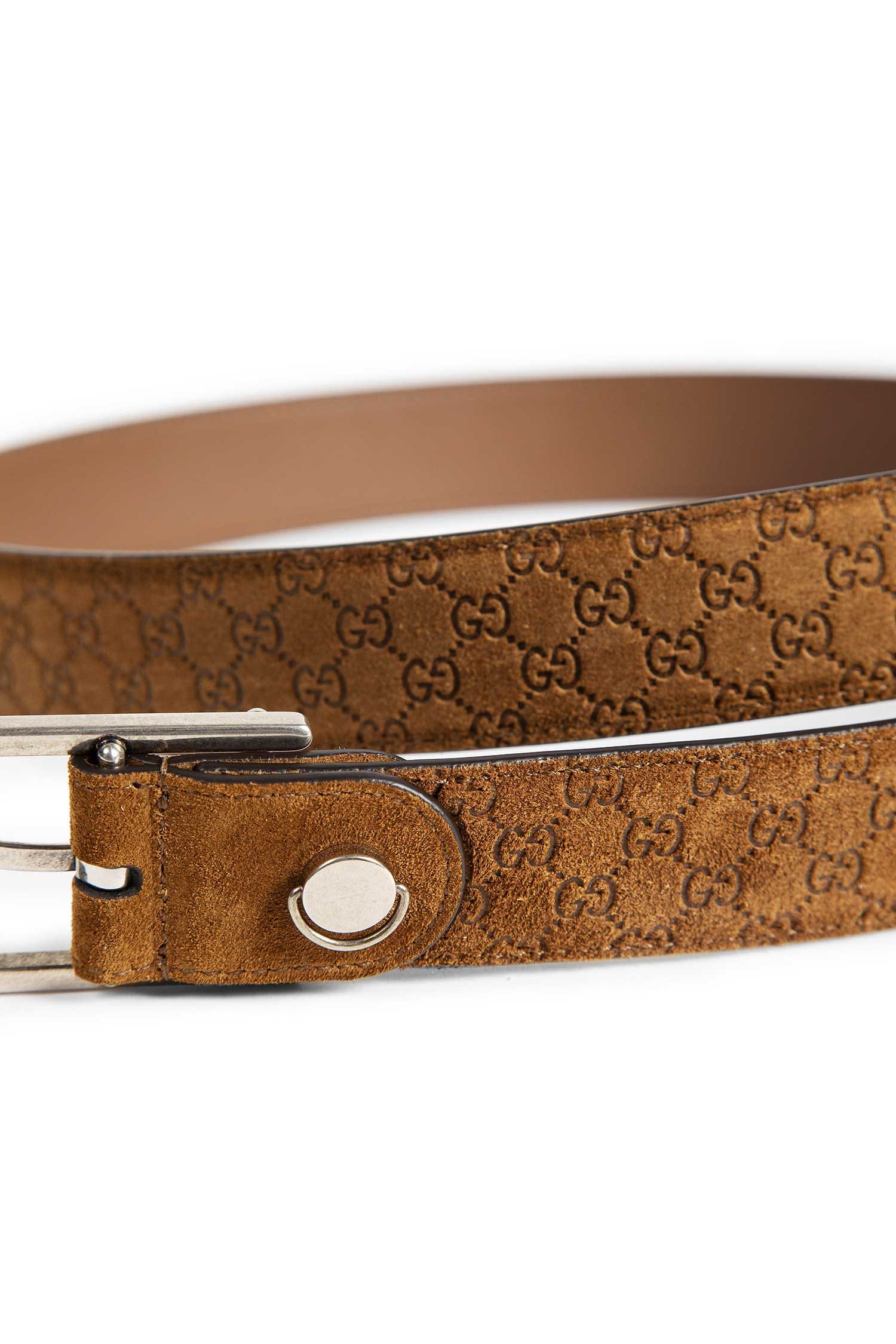 Gucci Rounded Buckle Reversible Belt