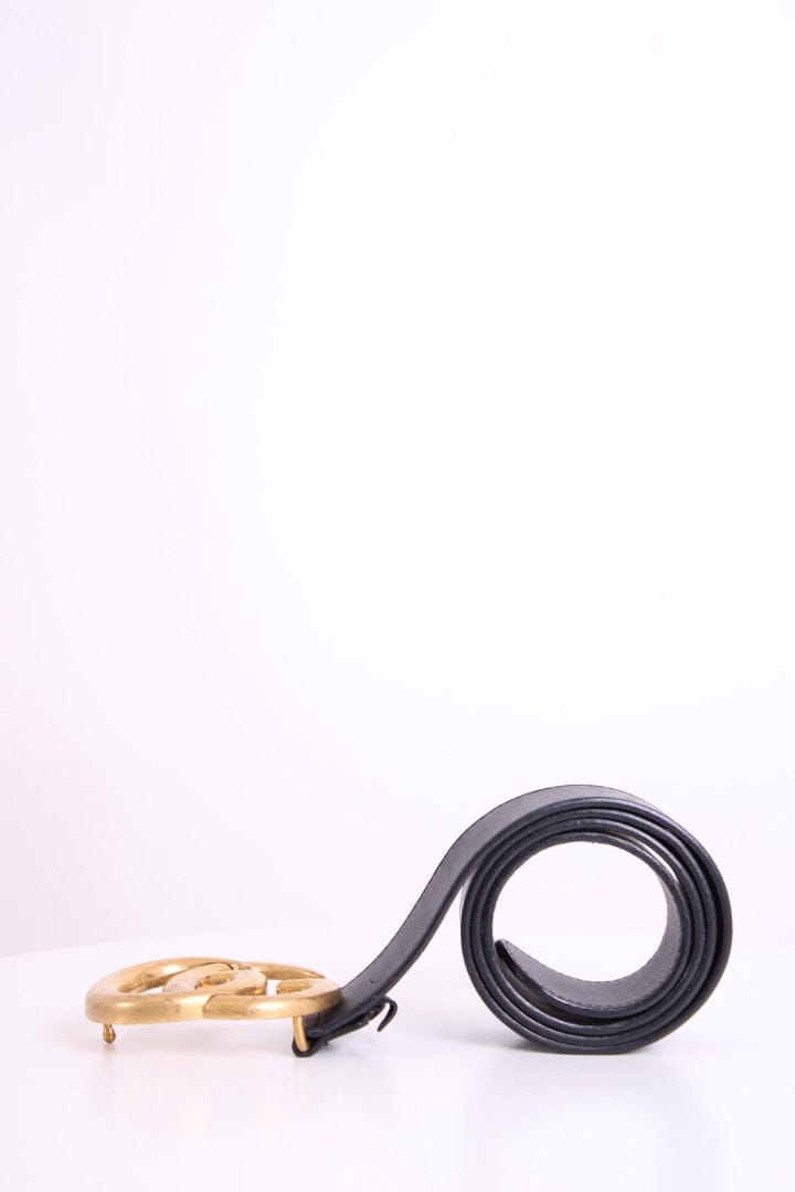 Gucci GG Marmont Wide Belt Black 70.28