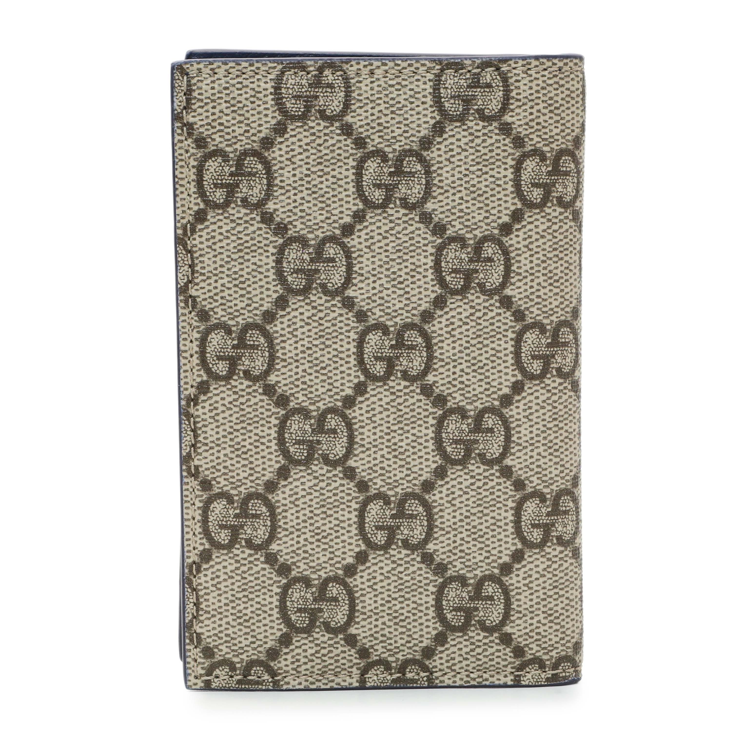 Gucci Interior GG Supreme Canvas Long Card Case