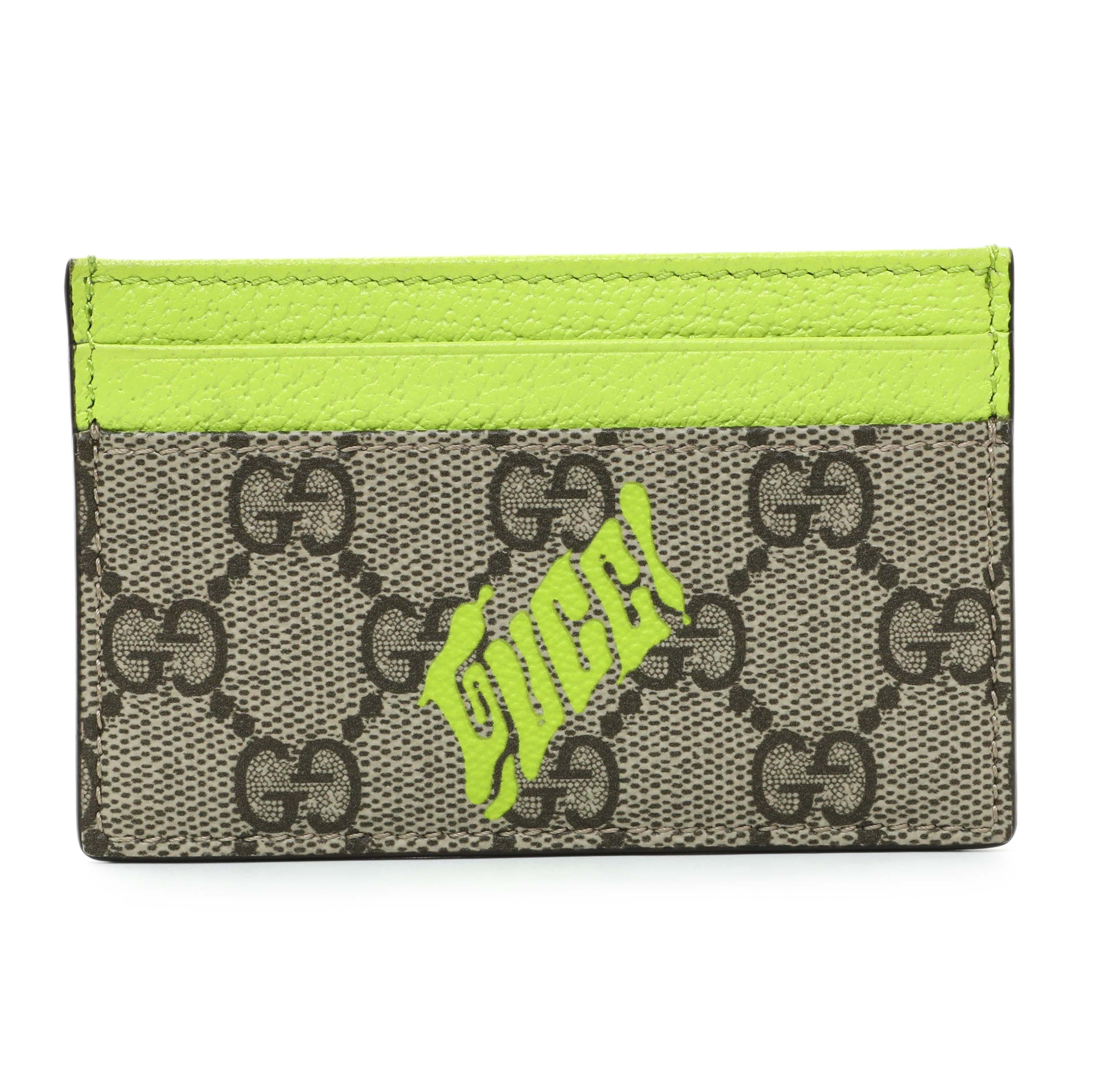 Gucci GG Monogram Card Case with Print GG Canvas