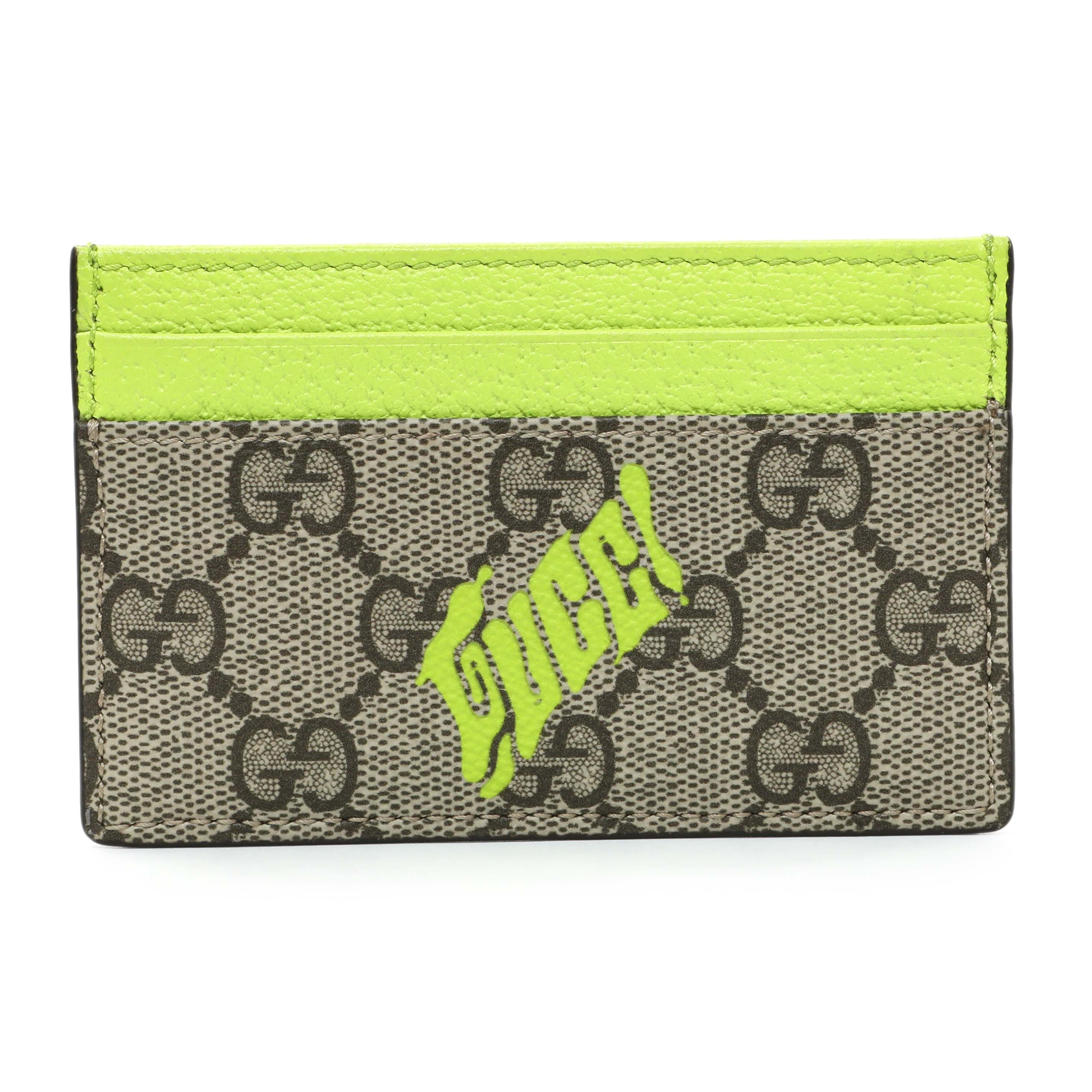 Gucci GG Monogram Card Case with Print GG Canvas