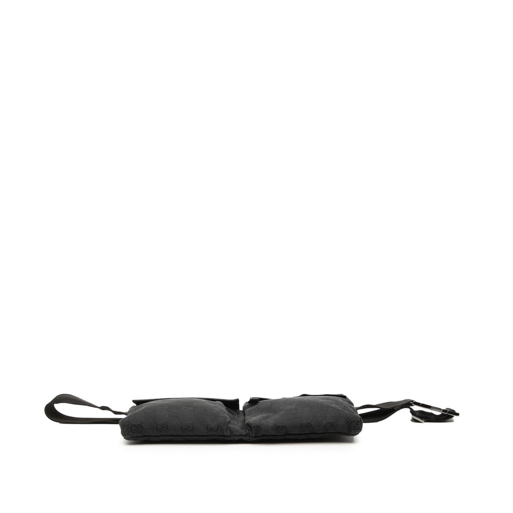 Gucci GG Canvas Double Pocket Belt Bag