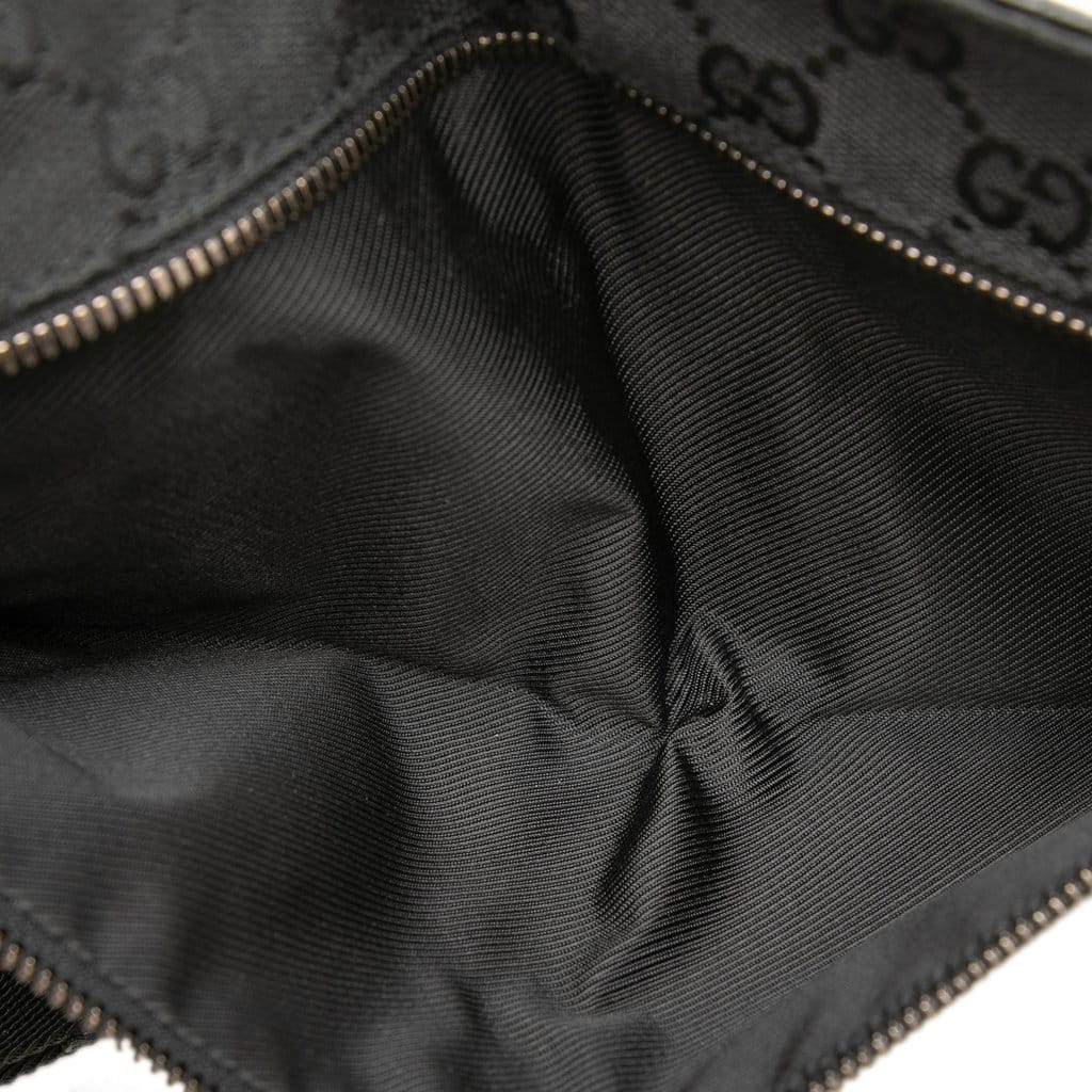 Gucci GG Canvas Double Pocket Belt Bag