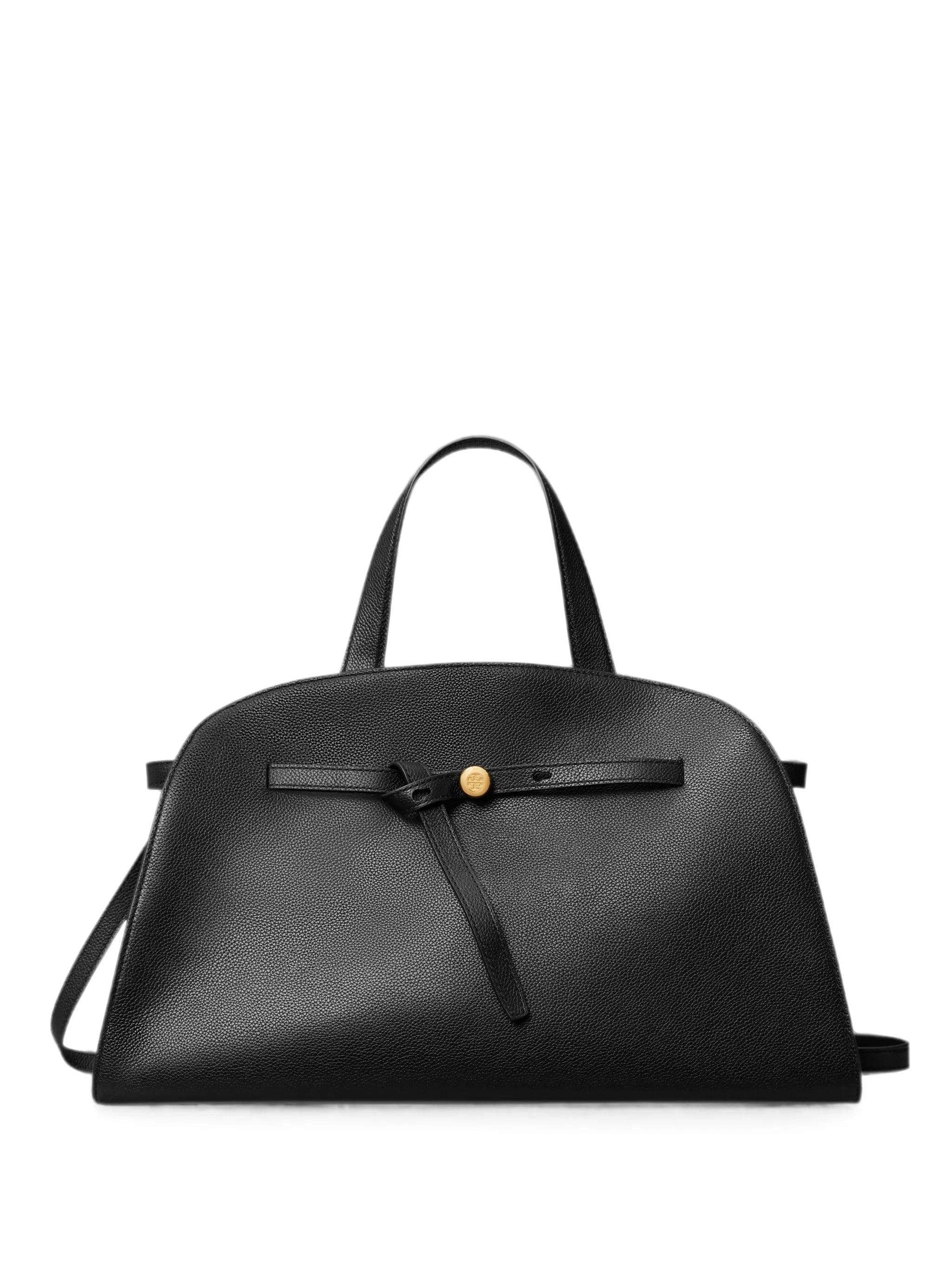 Tory Burch logo - plaque leather tote bag