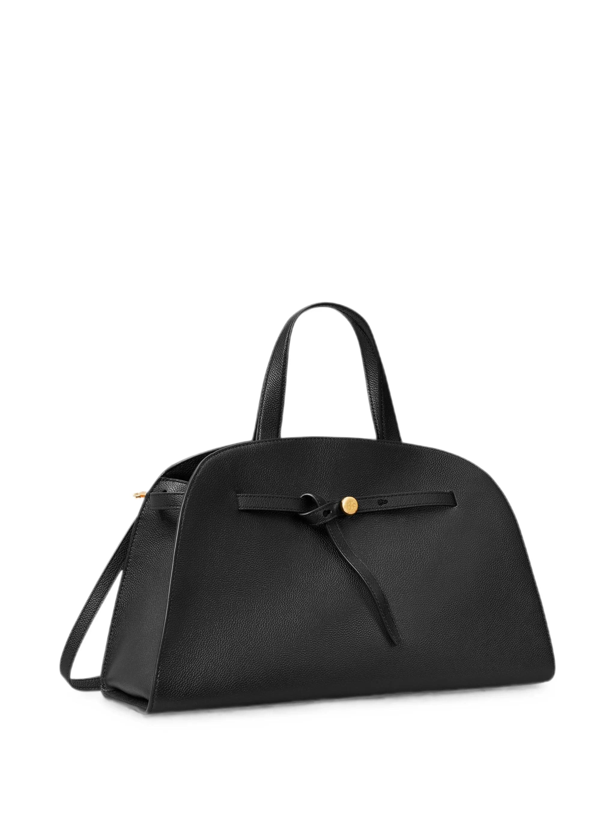 Tory Burch logo - plaque leather tote bag