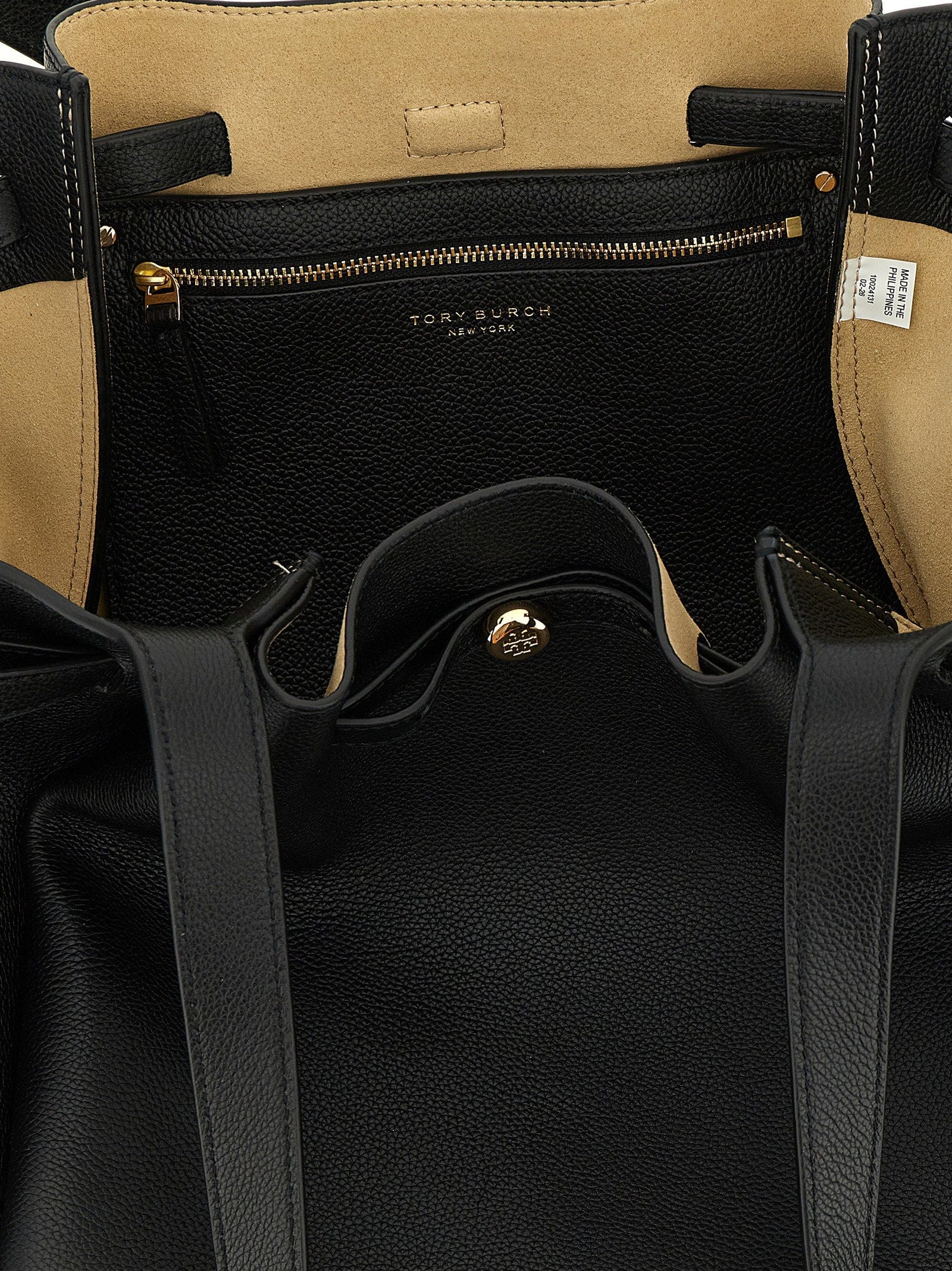 Tory Burch Romy Tote Bag — Black
