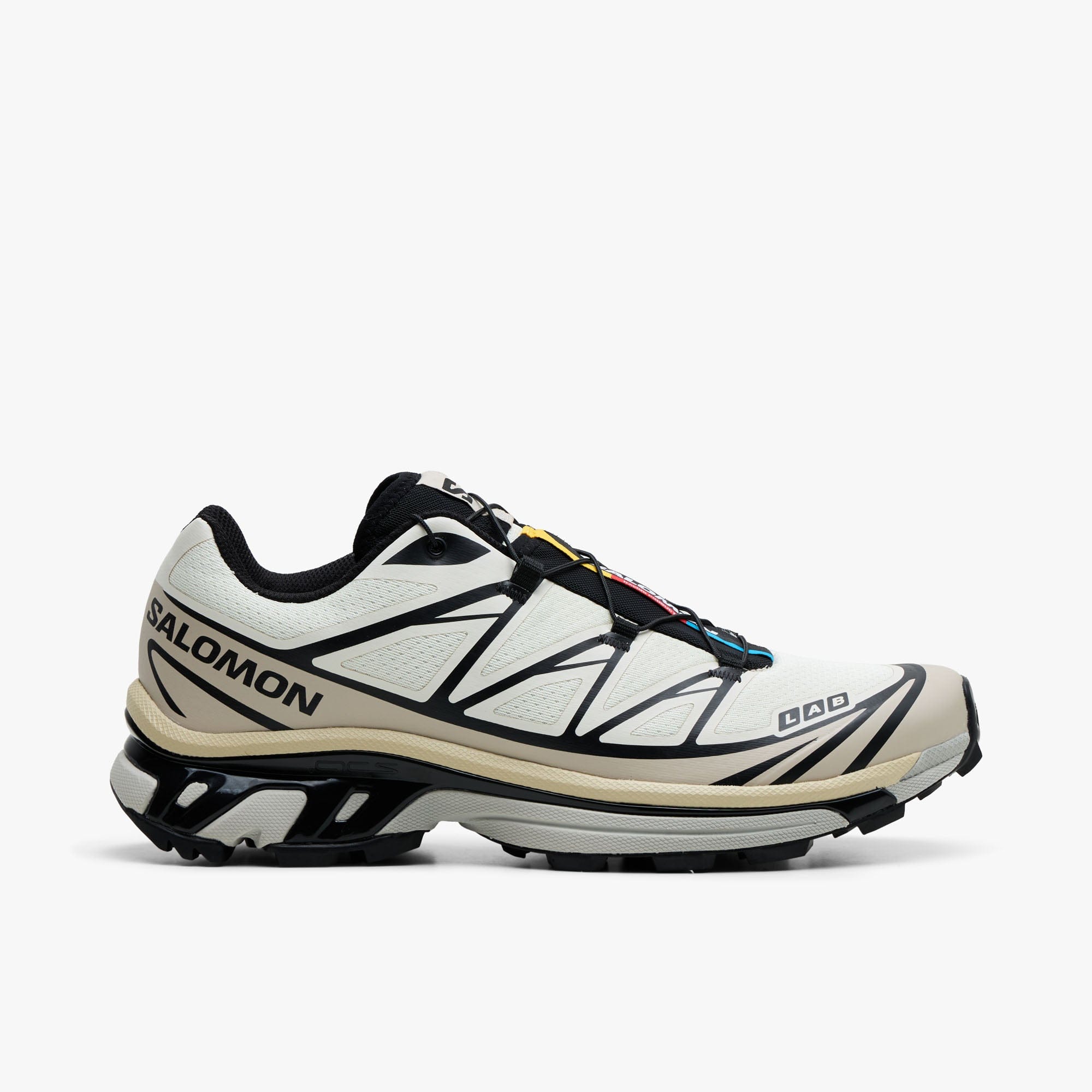 Salomon XT - 6 Vanilla Ice / Black - Silver Cloud