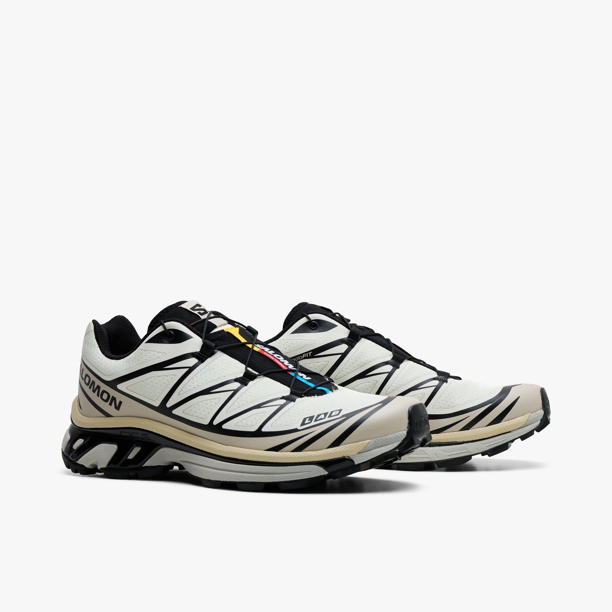 Salomon XT - 6 Vanilla Ice / Black - Silver Cloud