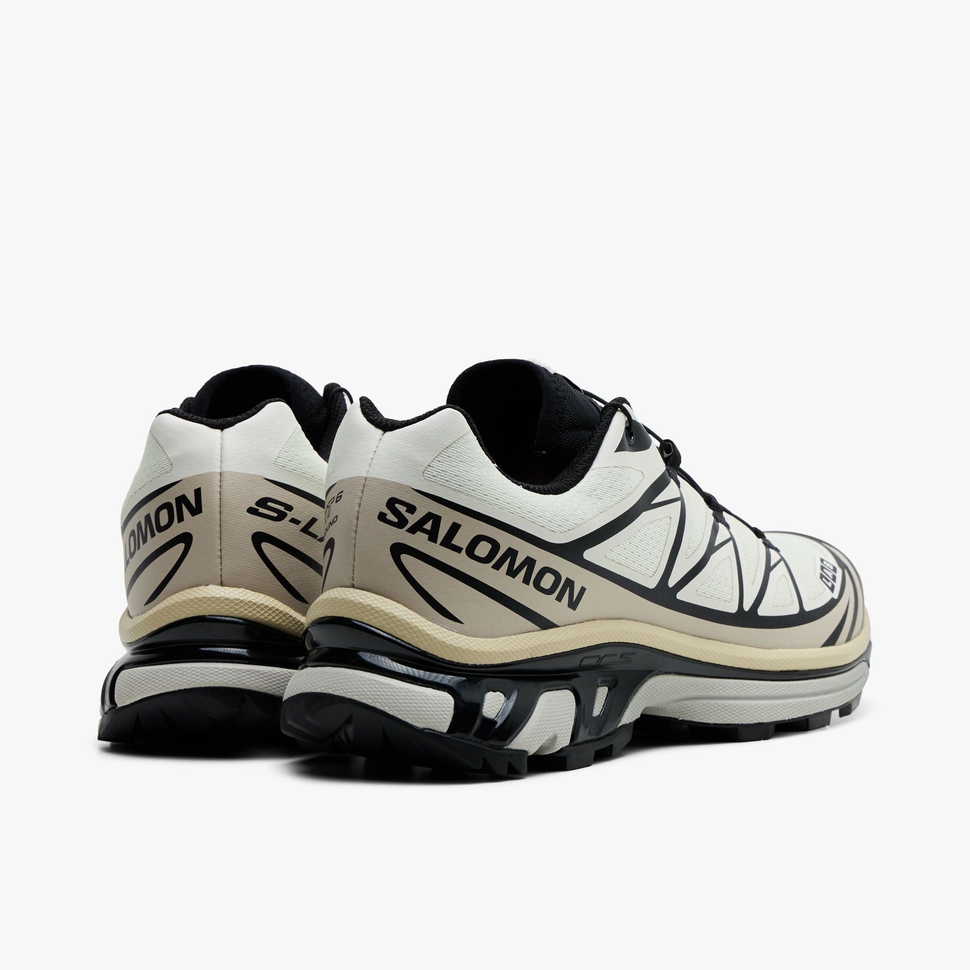 Salomon XT - 6 Vanilla Ice / Black - Silver Cloud