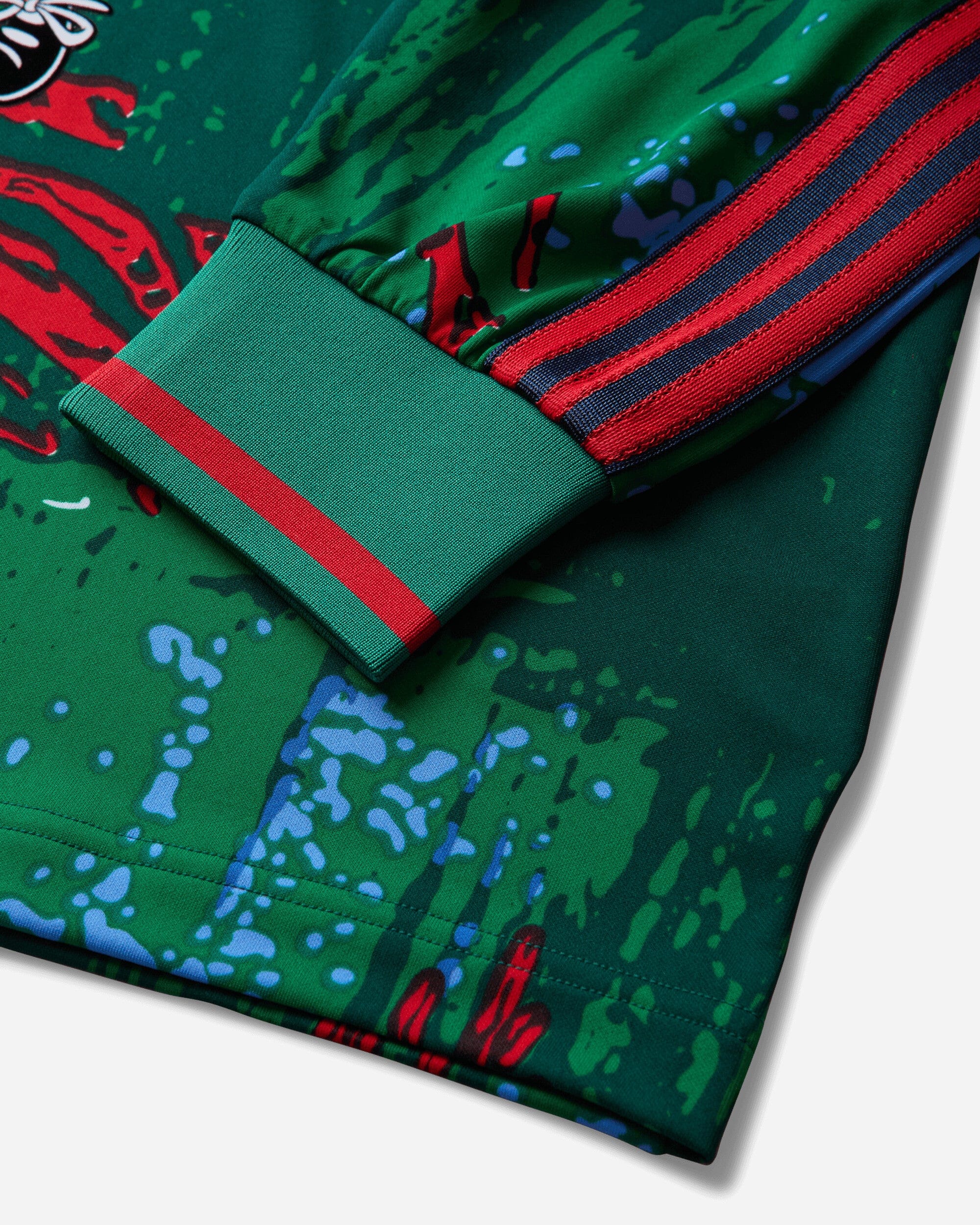 adidas Brain Dead x Disney Longsleeve Jersey Red / Bold Green / Blue