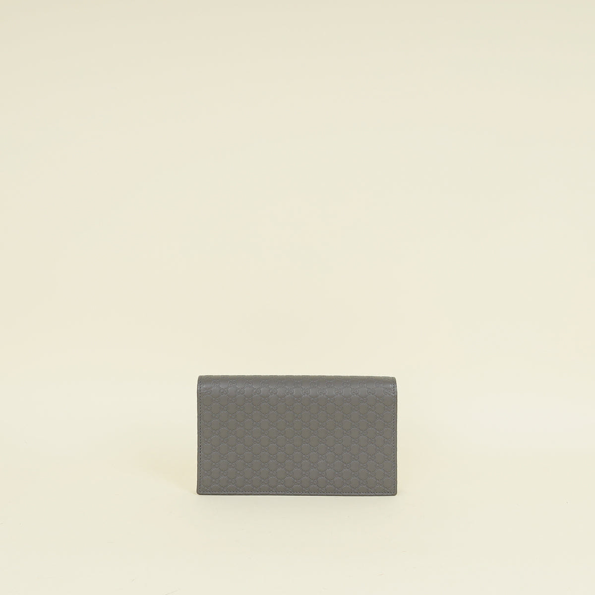 Gucci Grey Micro Guccissima Strap Wallet
