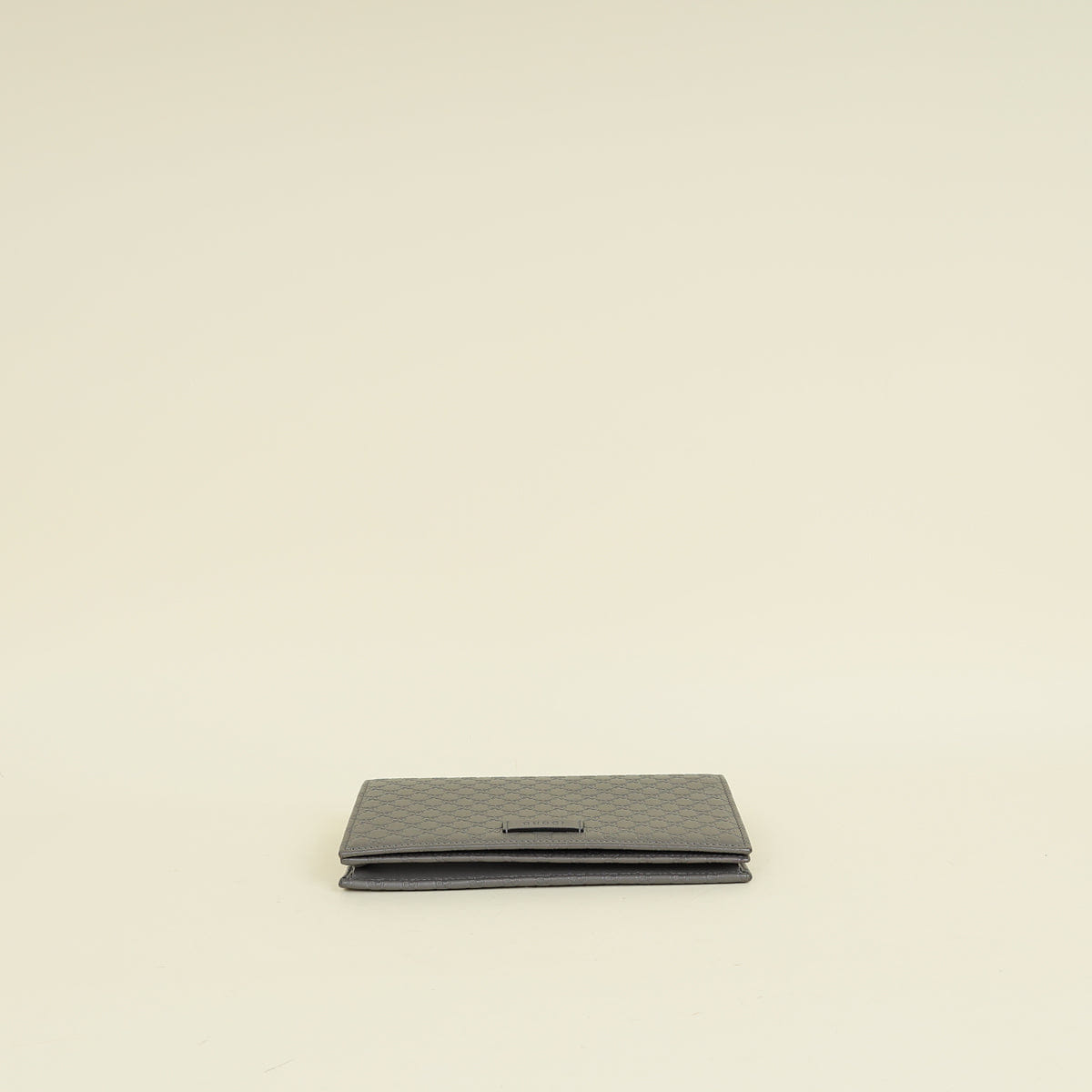 Gucci Grey Micro Guccissima Strap Wallet