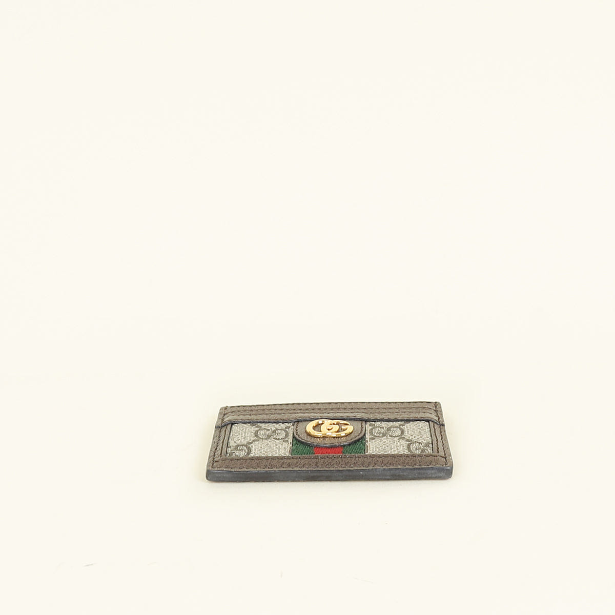 Gucci Brown Ophidia GG Card Case