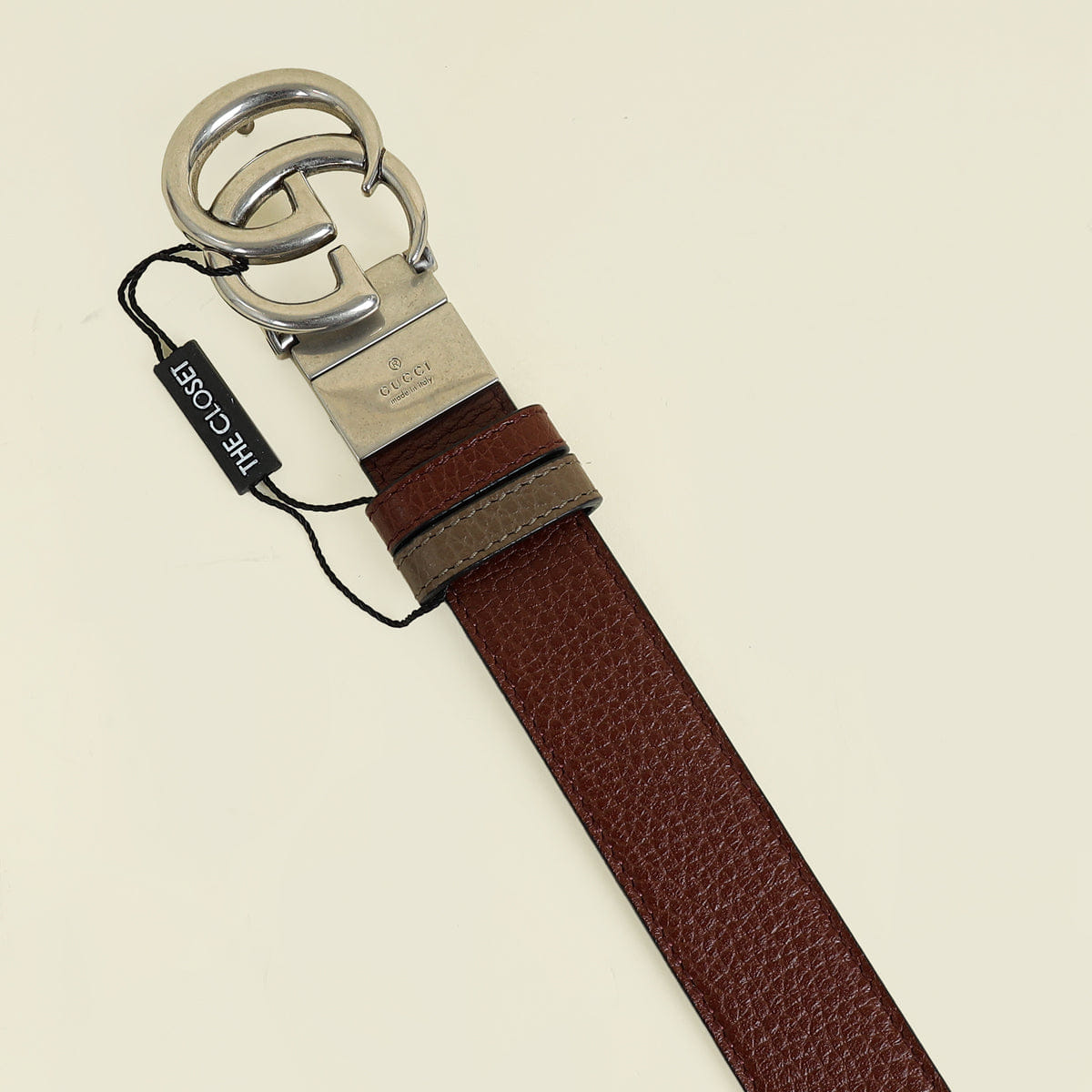 Gucci Bicolor GG Reversible Belt 32