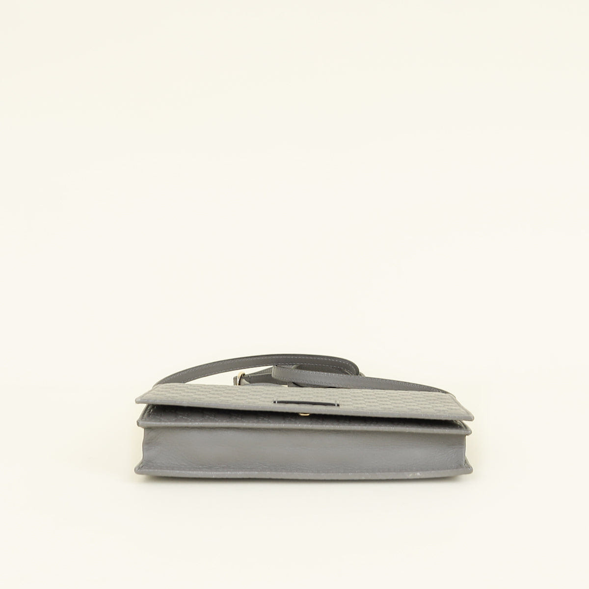 Gucci Grey GG Micro Guccissima Strap Wallet