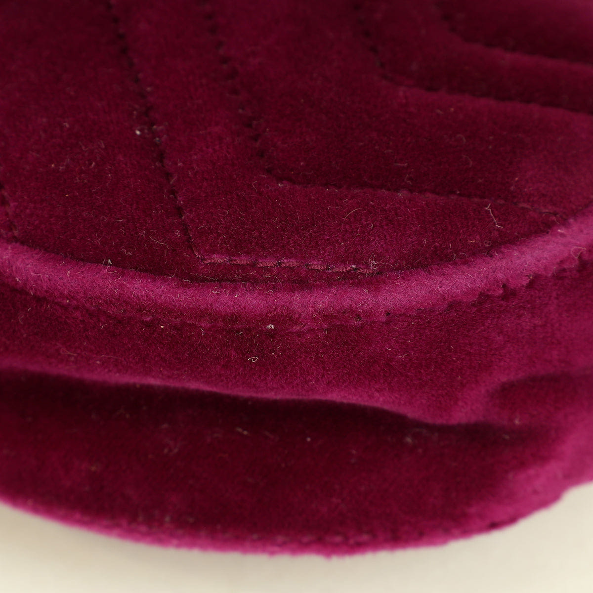 Gucci Violet Velvet GG Marmont Mini Belt Bag
