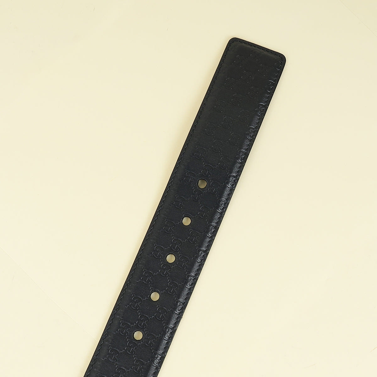 Gucci Indigo Blue Microguccissima Buckle Belt 34