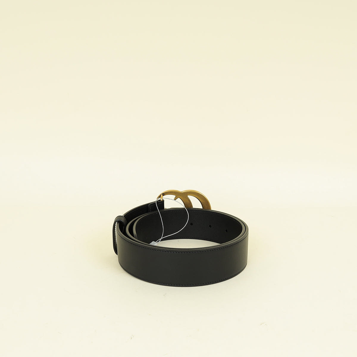 Gucci Black Double G Buckle 40 mm Belt 34
