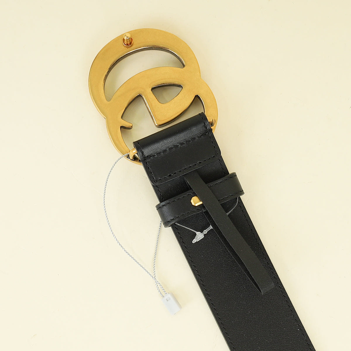 Gucci Black Double G Buckle 40 mm Belt 34