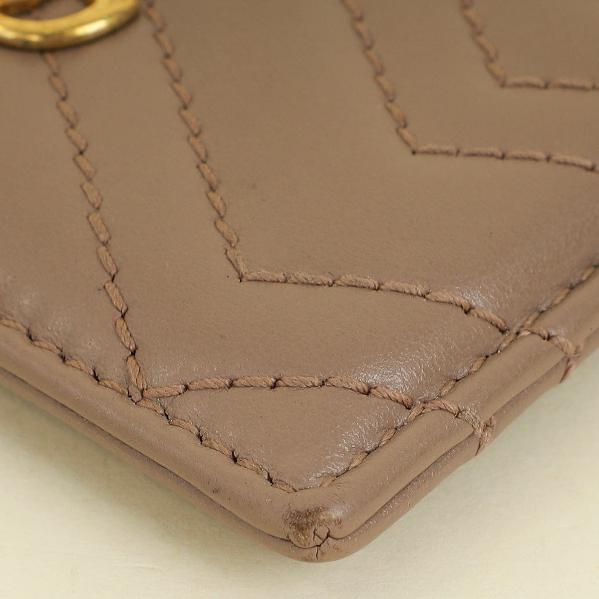 Gucci Dusty Pink GG Marmont Card Case
