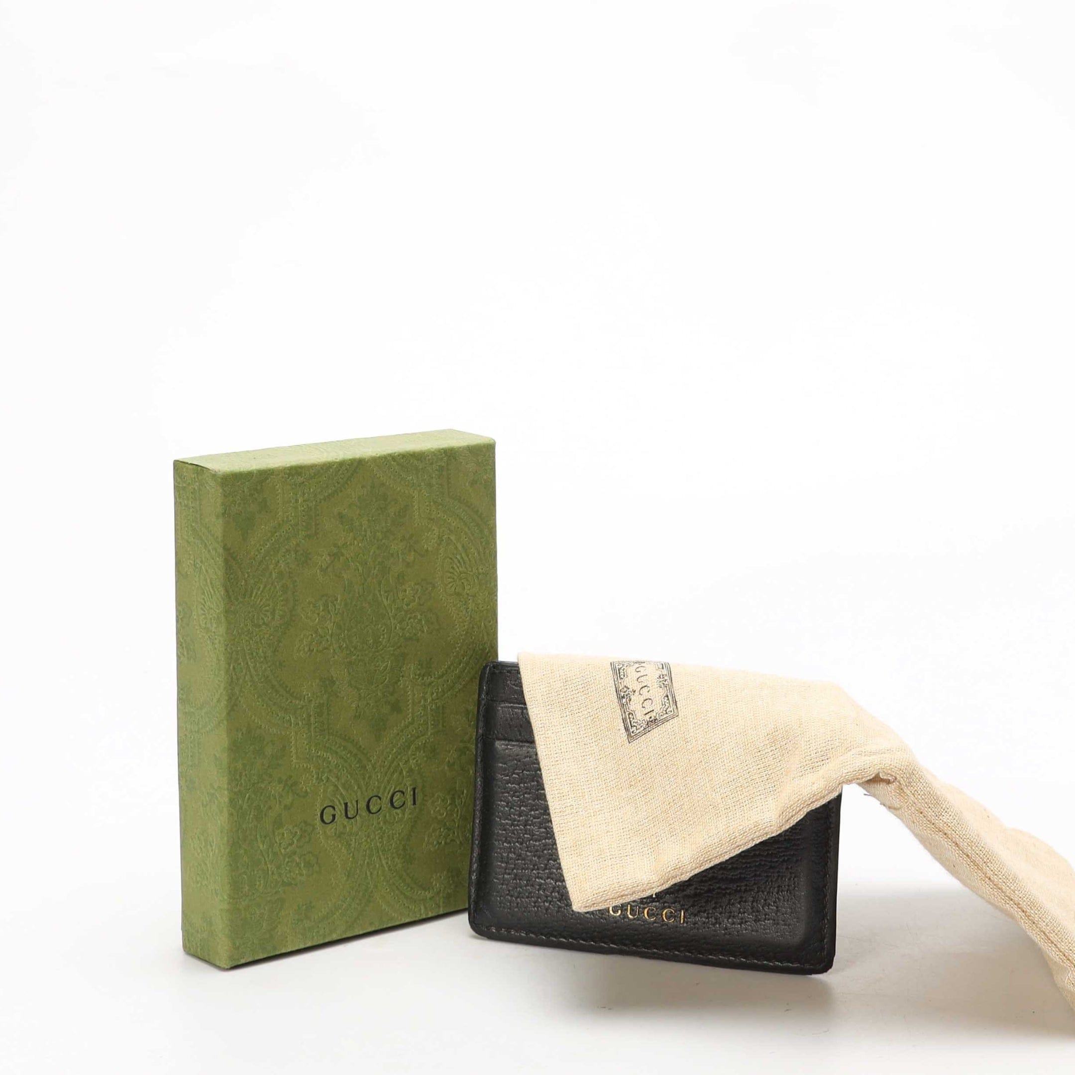 Gucci Black Animalier Card Holder