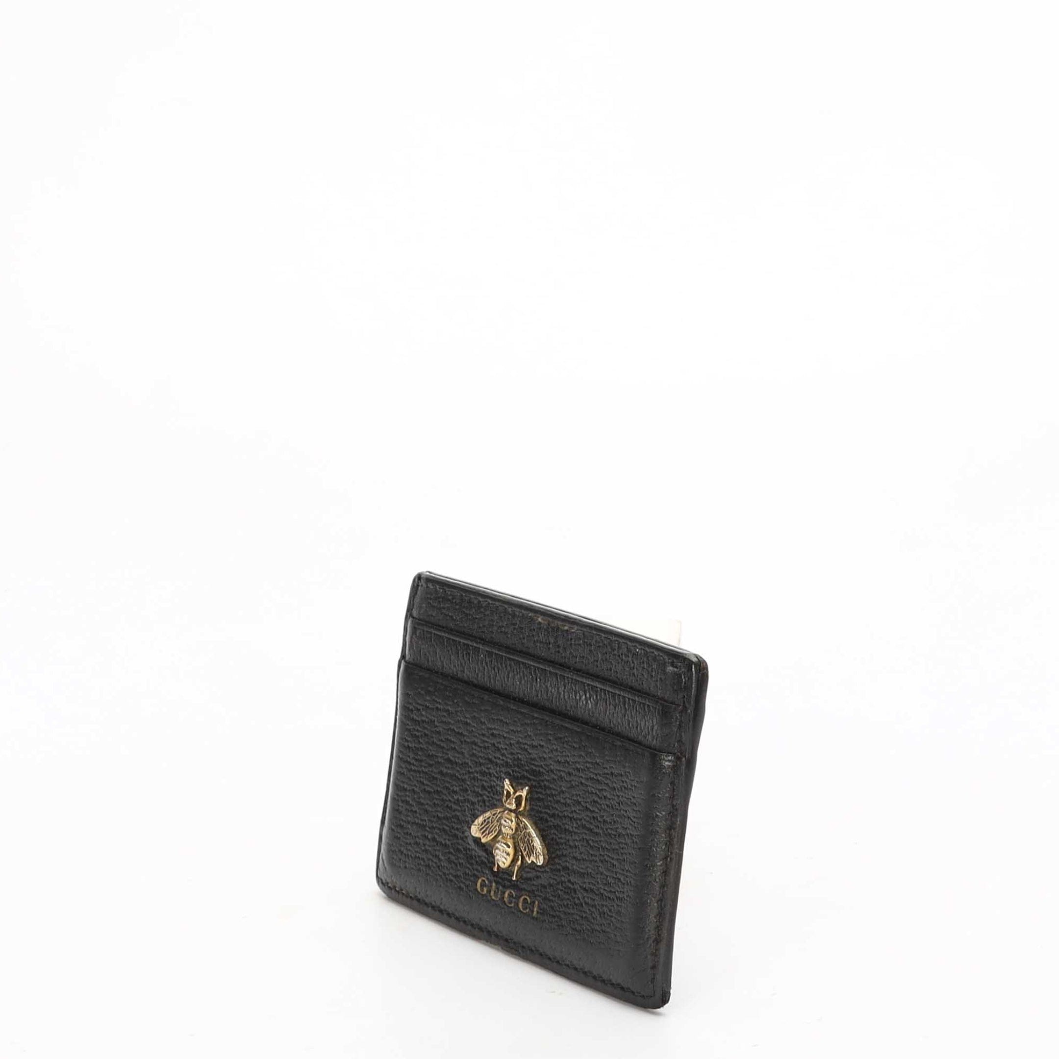 Gucci Black Animalier Card Holder