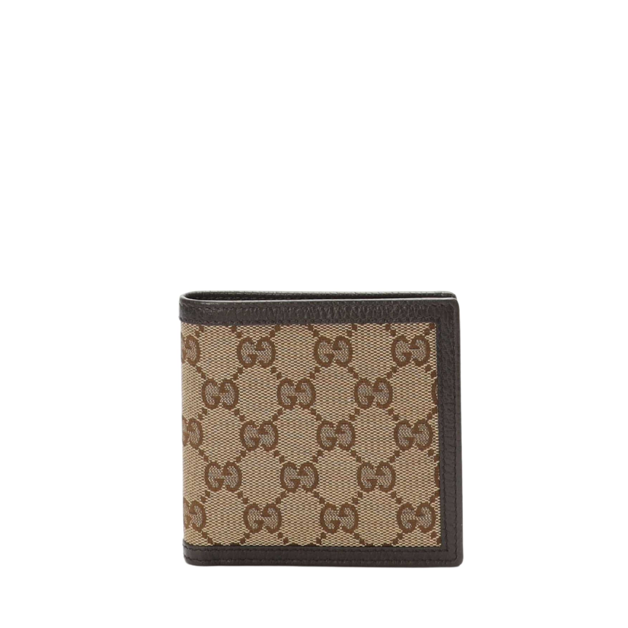 Gucci Beige/Brown GG Bifold Wallet