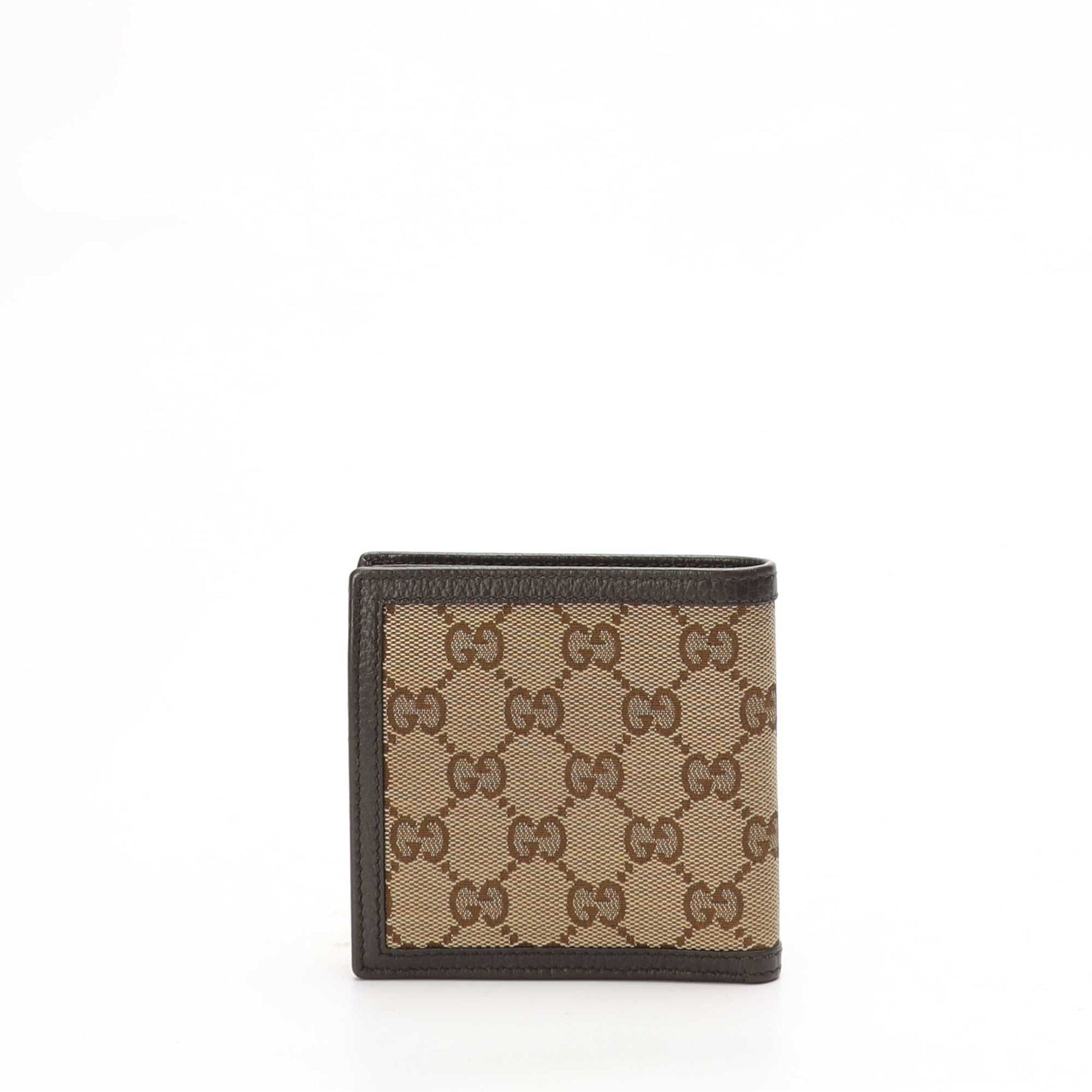Gucci Beige/Brown GG Bifold Wallet