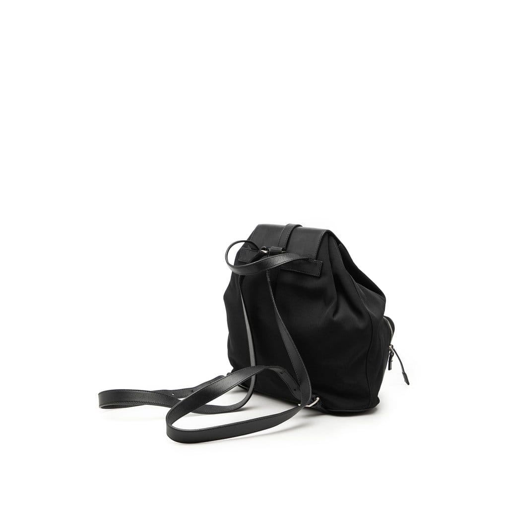 Gucci Canvas and Calfskin Jackie Drawstring Backpack