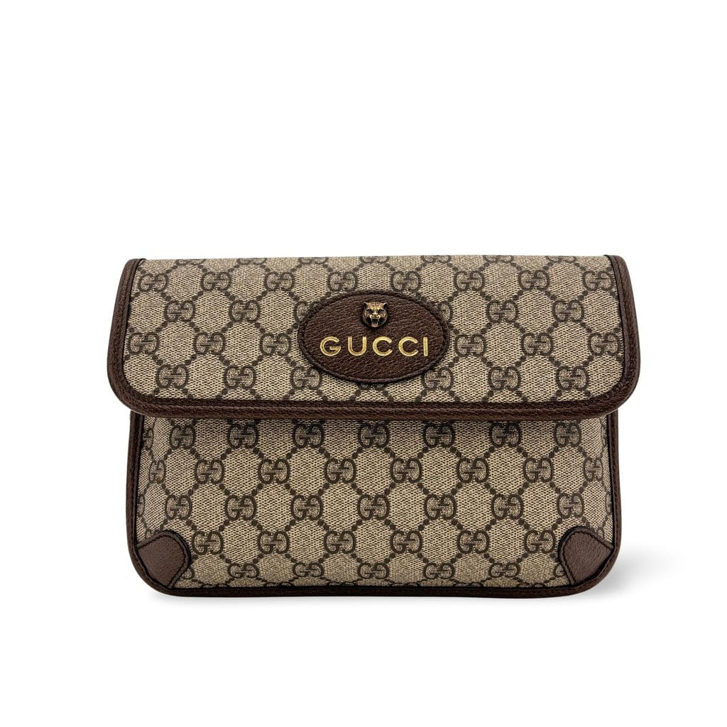 Gucci Neo Vintage GG Supreme Belt Bag Brown