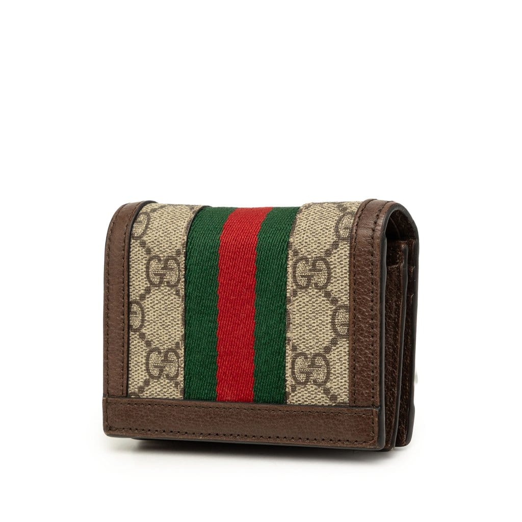 Gucci GG Supreme Web Ophidia Small Wallet