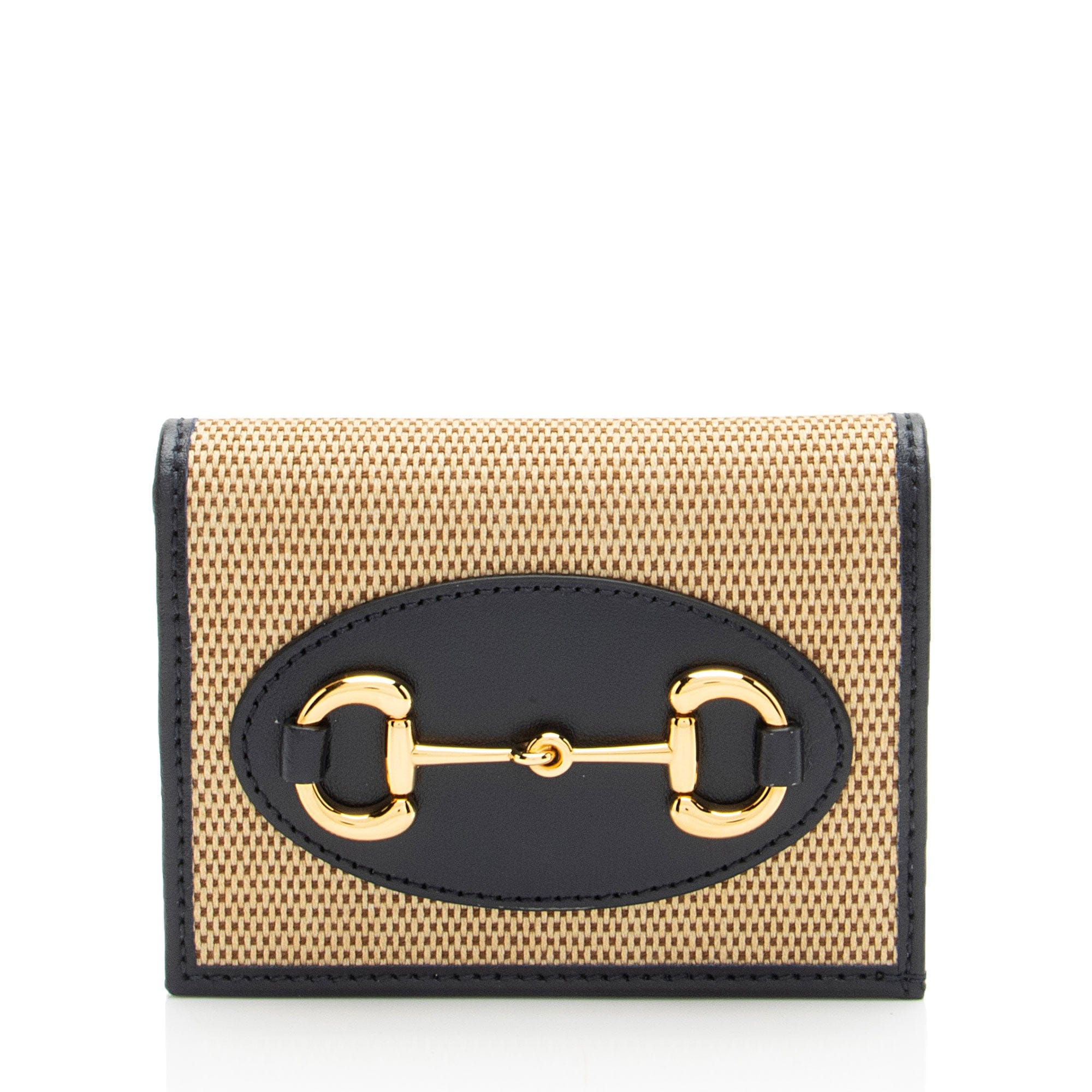 Gucci Canvas Horsebit 1955 Card Case