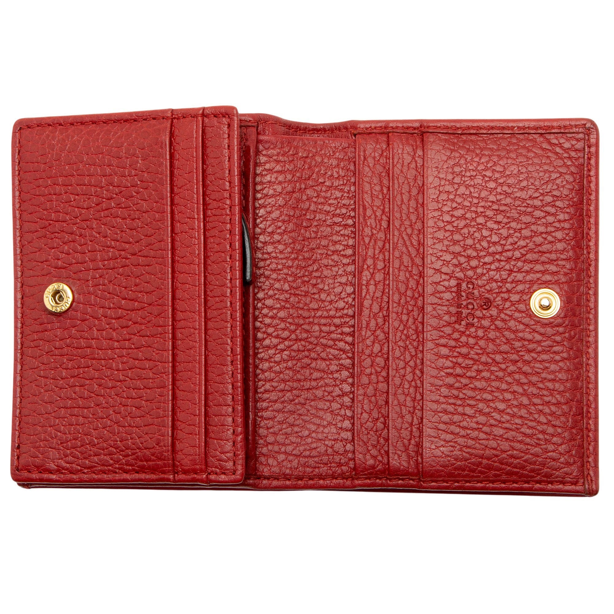 Gucci Leather GG Marmont Card Case