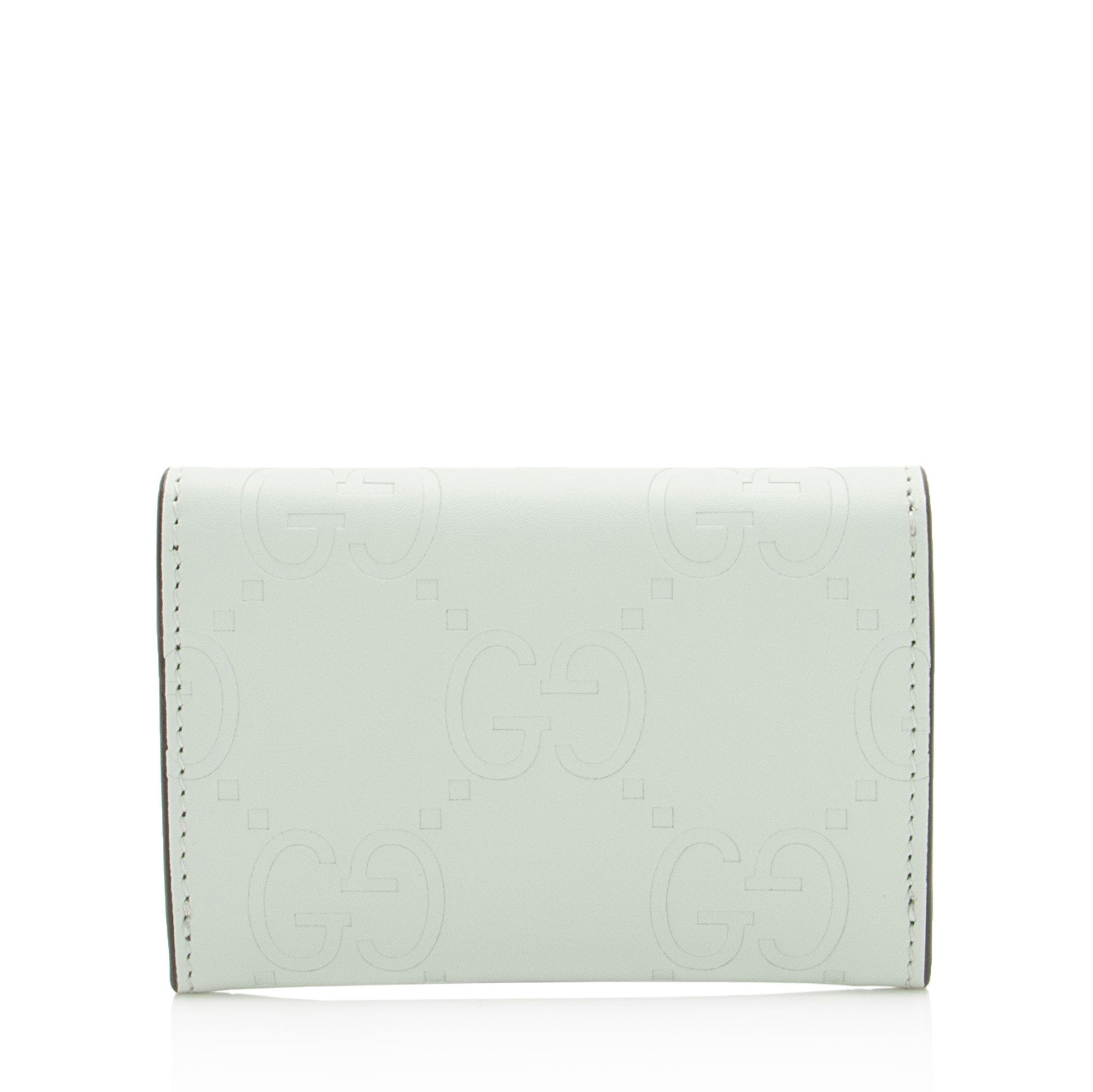 Gucci Jumbo GG Leather Card Case